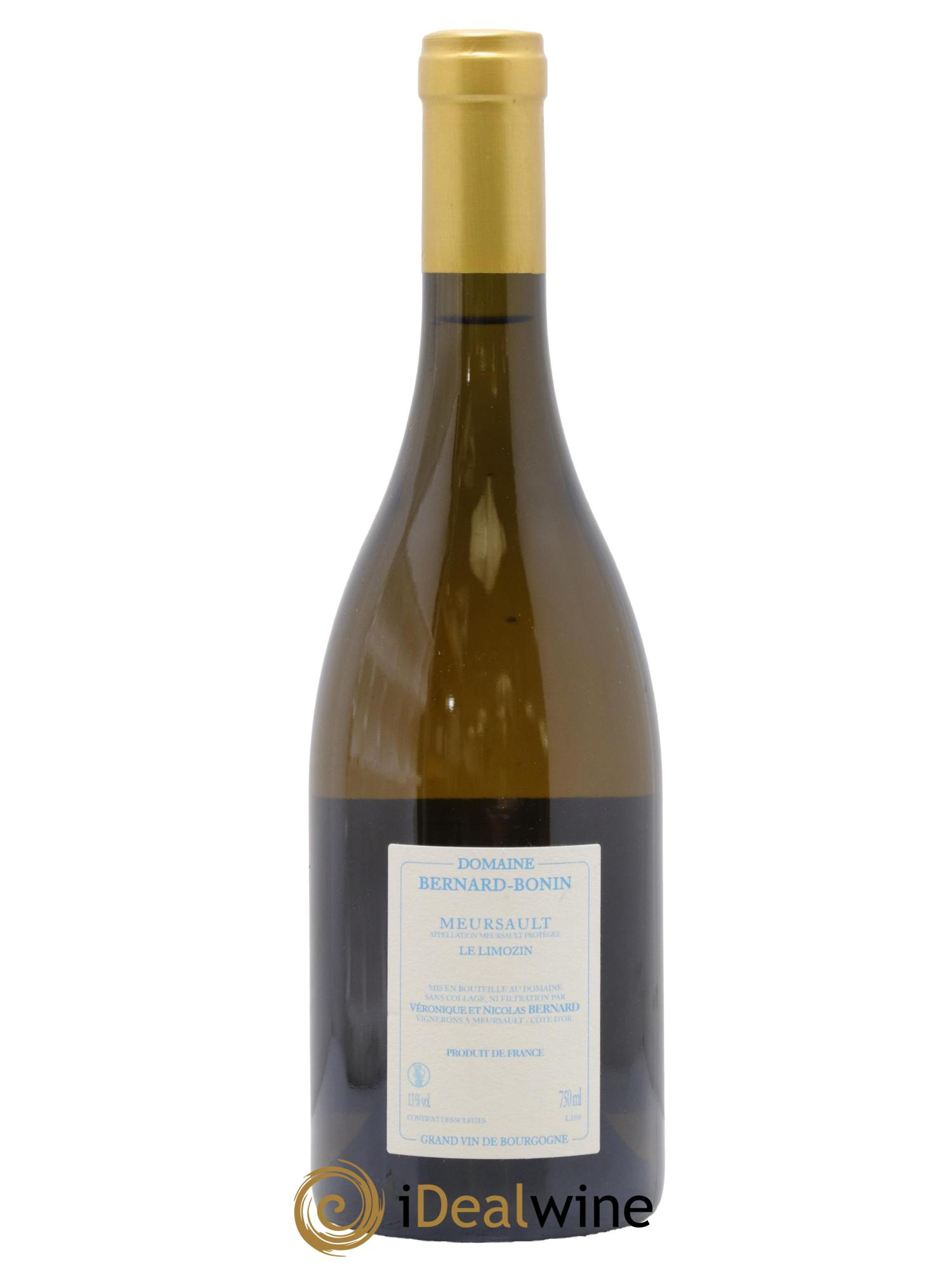 Meursault Le Limozin Bernard Bonin 2015 - Lot de 1 bouteille - 1