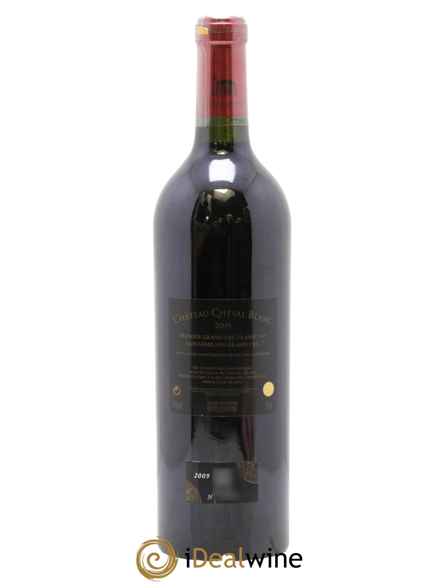 Château Cheval Blanc 1er Grand Cru Classé A 2009 - Lot de 1 bouteille - 1