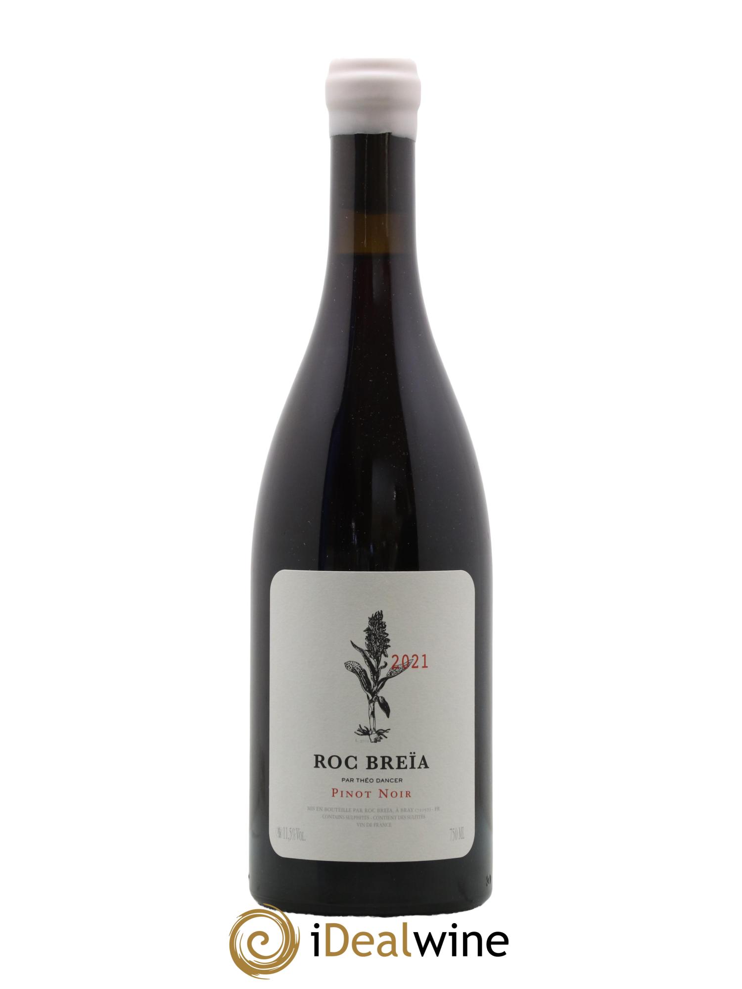 Vin de France Pinot Noir Roc Breia Domaine Theo Dancer 2021 - Lot de 1 bouteille - 0
