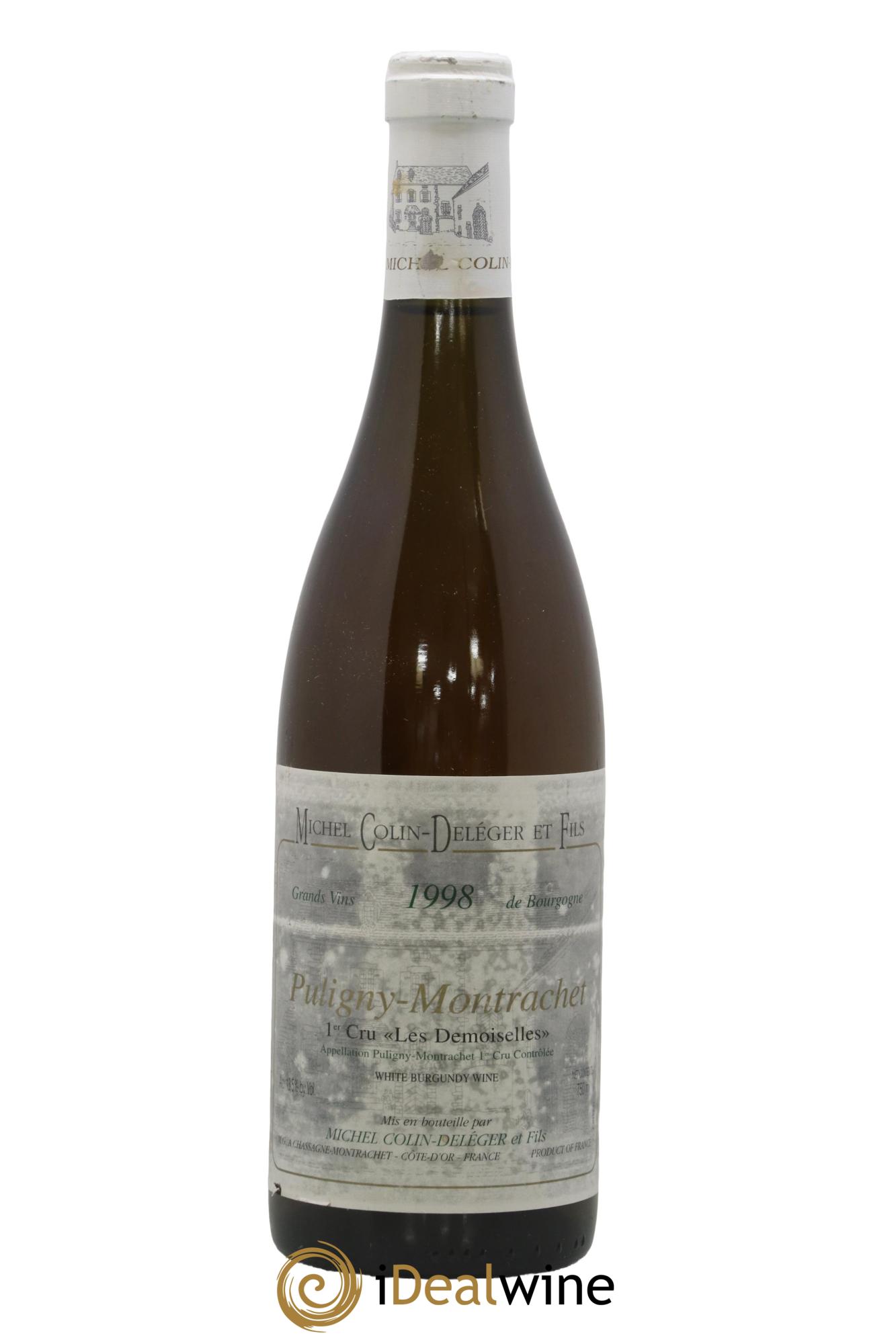 Puligny-Montrachet 1er Cru Les Demoiselles Michel Colin-Deléger (Domaine) 1998 - Lot de 1 bouteille - 0