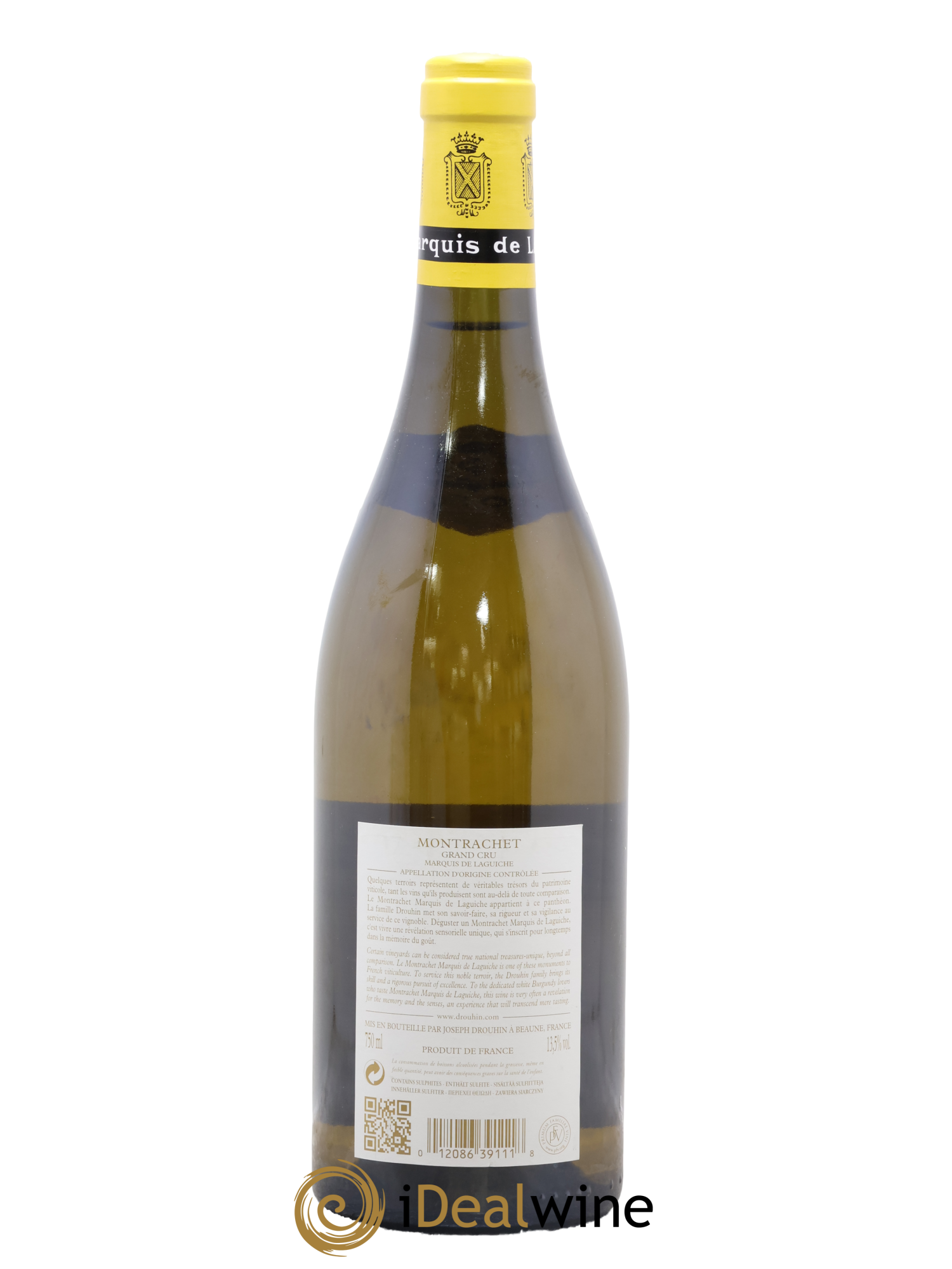 Montrachet Grand Cru Marquis de Laguiche Joseph Drouhin 2010 - Lot de 1 bouteille - 1
