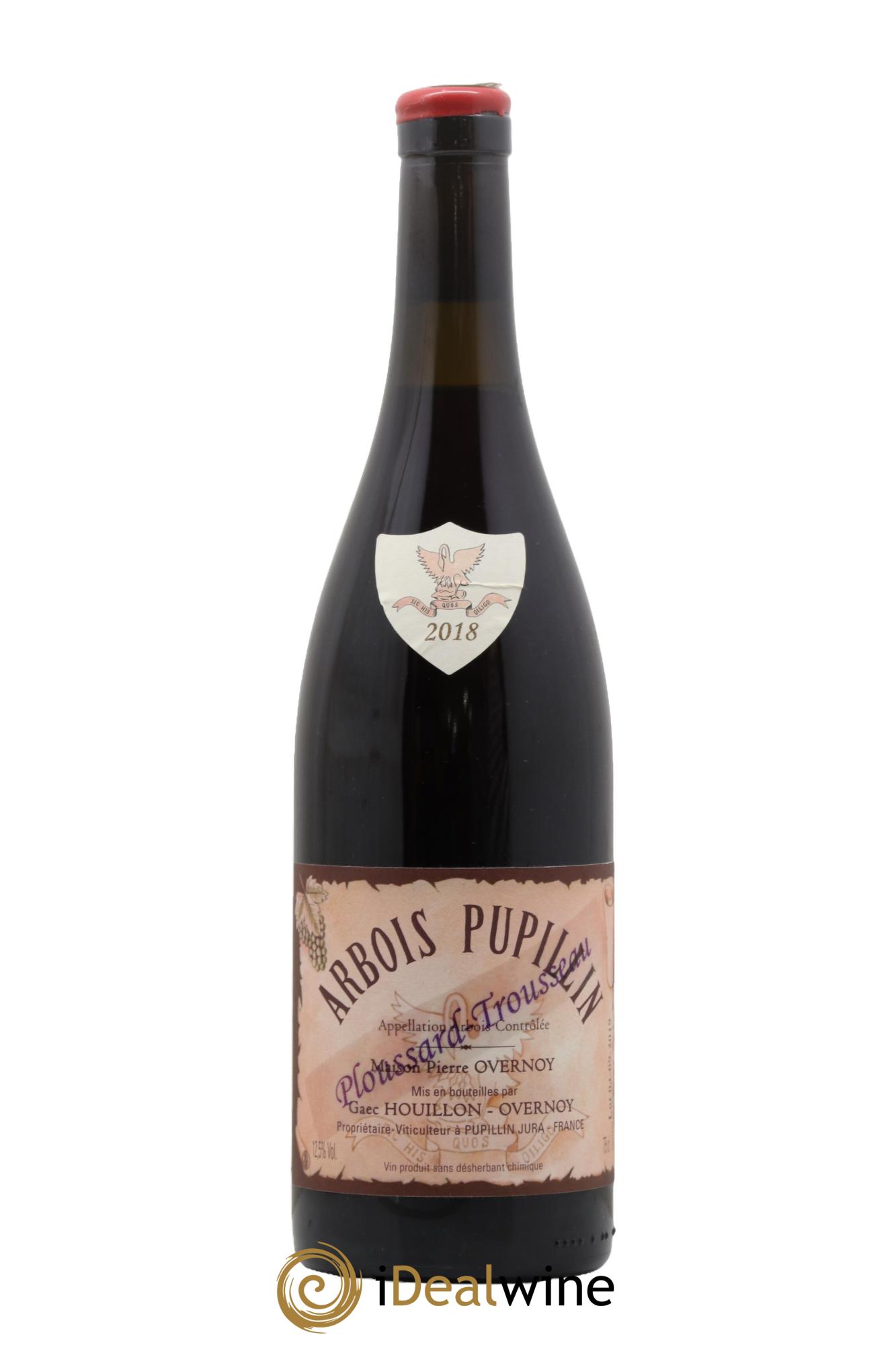 Arbois-Pupillin Ploussard Trousseau (cire violette) Overnoy-Houillon (Domaine) 2018 - Lot de 1 bouteille - 0