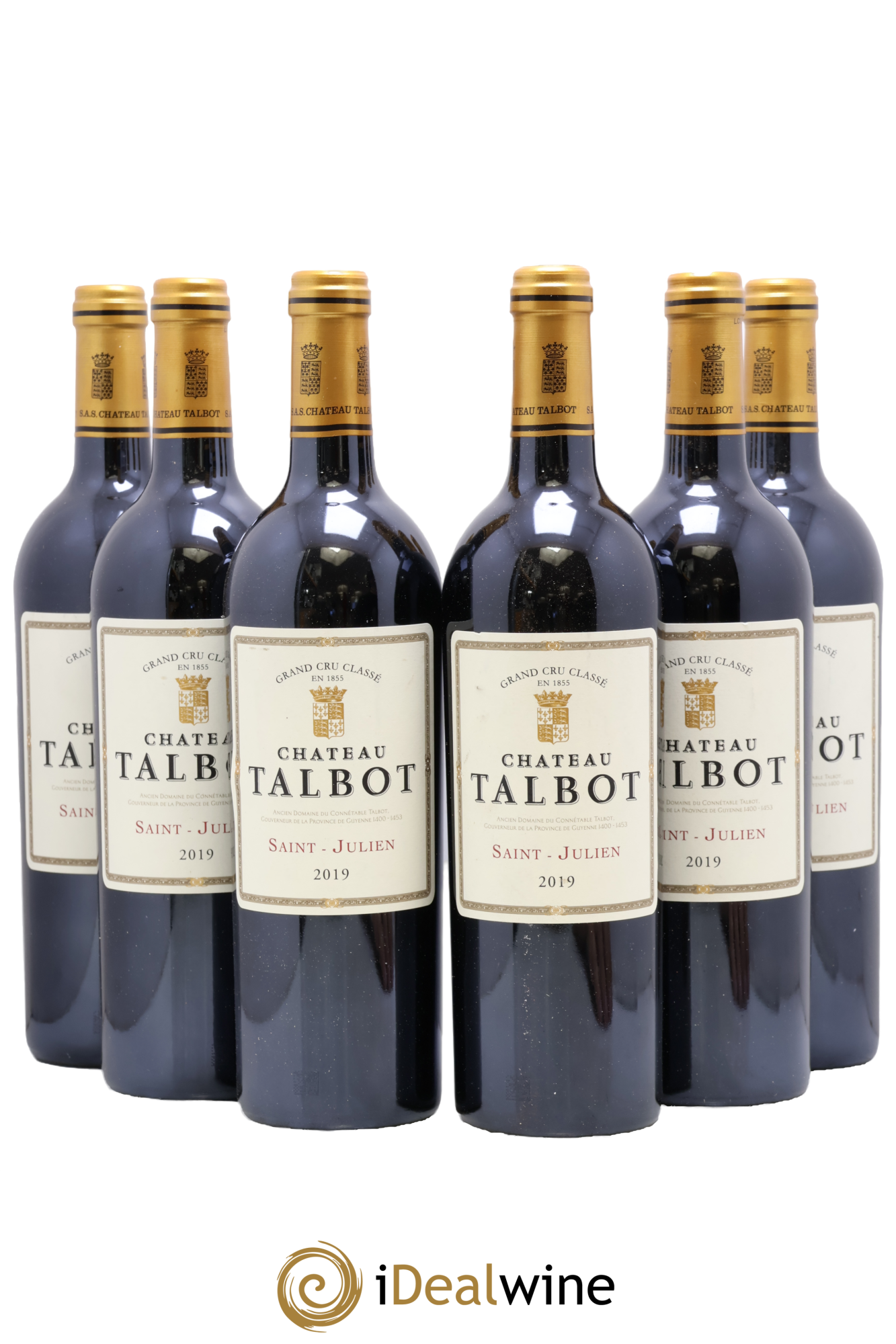 Château Talbot 4ème Grand Cru Classé 2019 - Lot de 6 bouteilles - 0