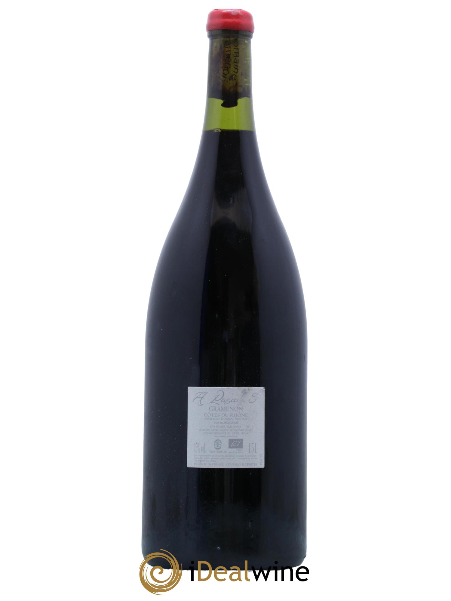 Côtes-du-Rhône A Pascal S. Gramenon (Domaine) 2019 - Lot de 1 magnum - 1