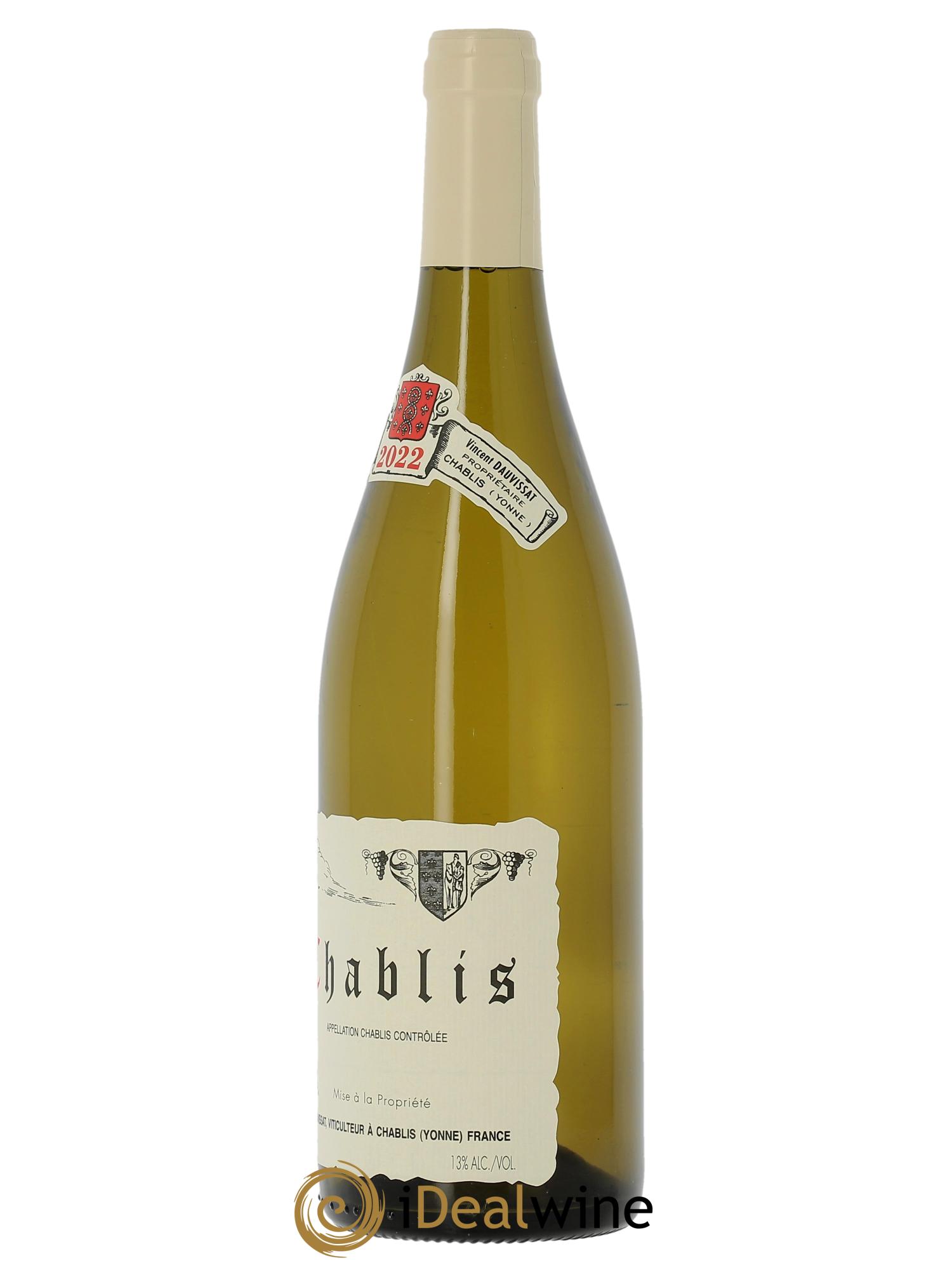 Chablis Vincent Dauvissat (Domaine) 2022 - Lot de 1 bouteille - 1