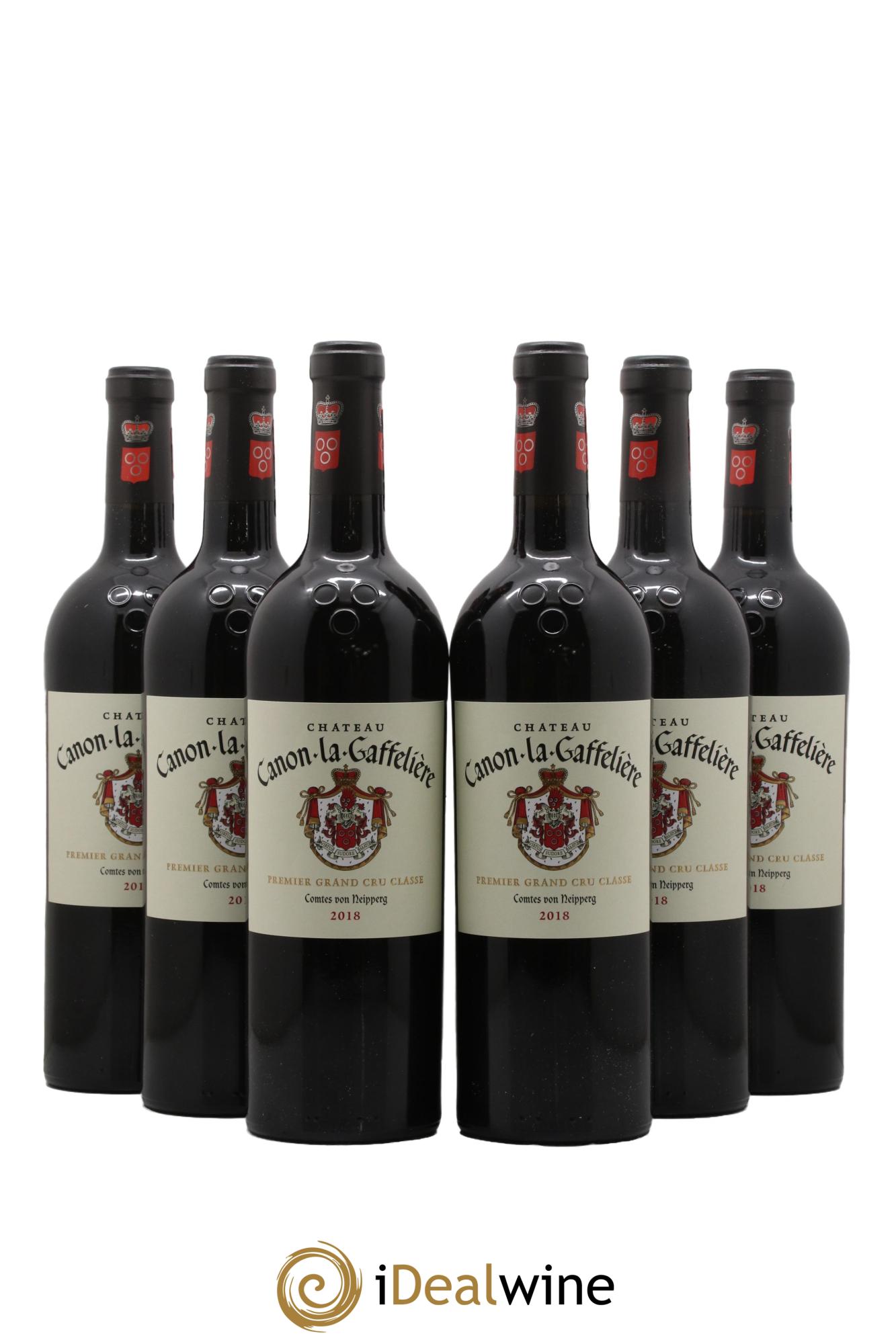 Château Canon la Gaffelière 1er Grand Cru Classé B  2018 - Lotto di 6 bottiglie - 0