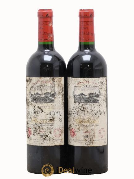 Château Grand Puy Lacoste 5ème Grand Cru Classé 2002 - Lot de 2 bouteilles - 0