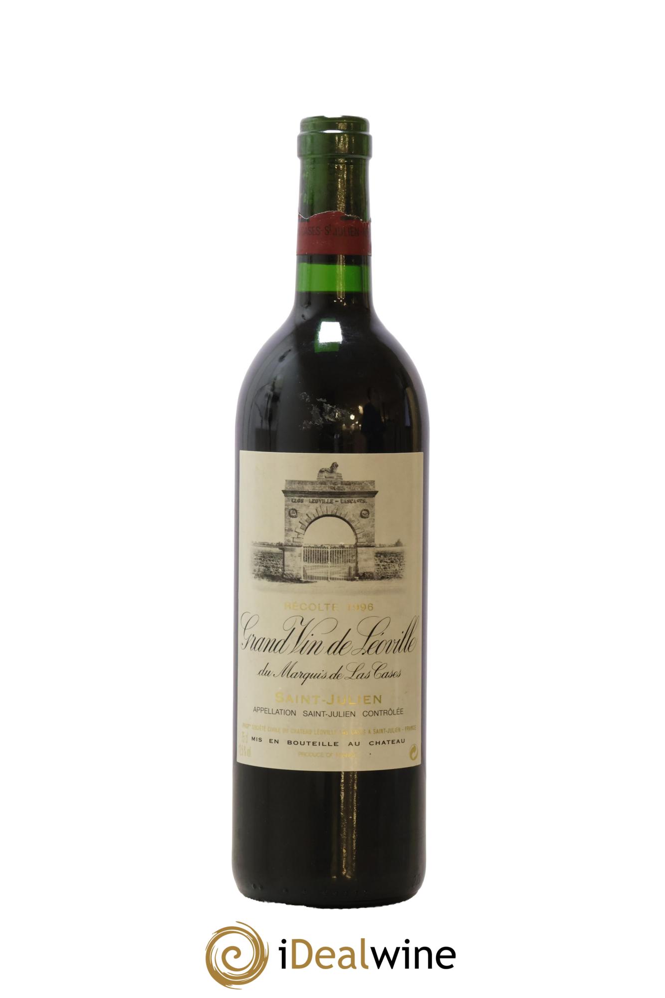 Château Léoville Las Cases 2ème Grand Cru Classé 1996 - Lot de 1 bouteille - 0