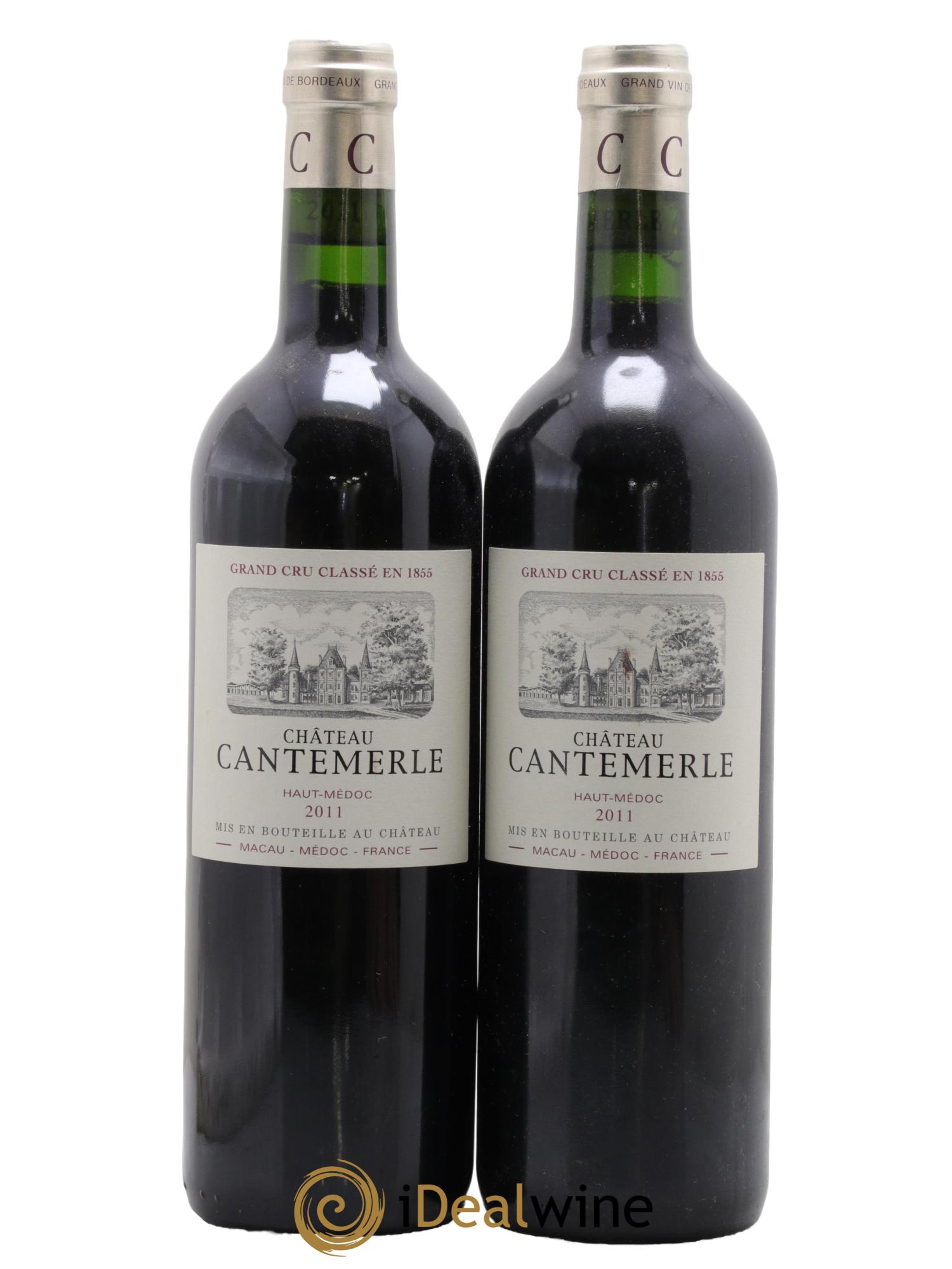 Château Cantemerle 5ème Grand Cru Classé 2011 - Lot de 2 bouteilles - 0