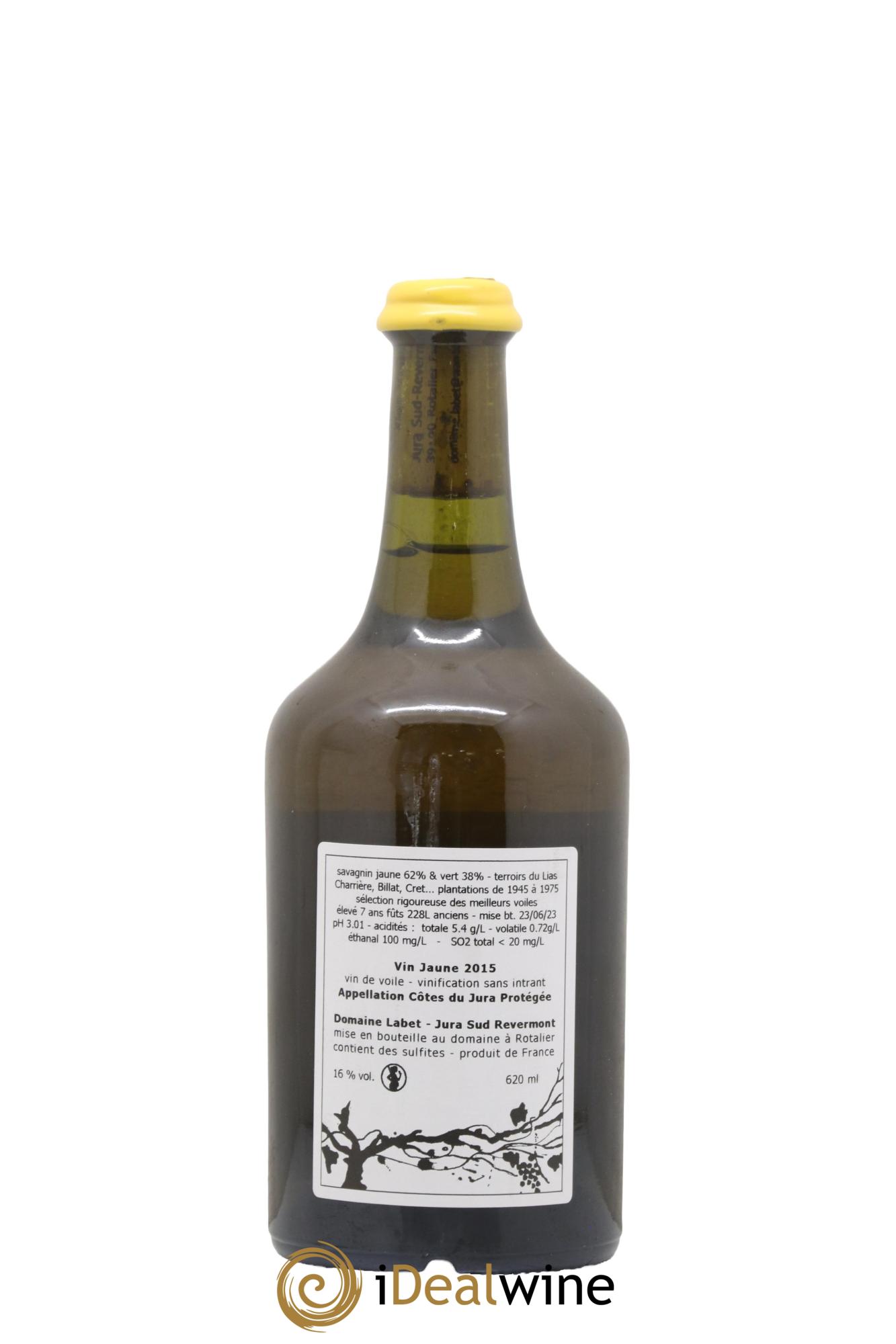 Côtes du Jura Vin Jaune Romain - Julien  - Charline Labet 2015 - Lot of 1 Clavelin - 1