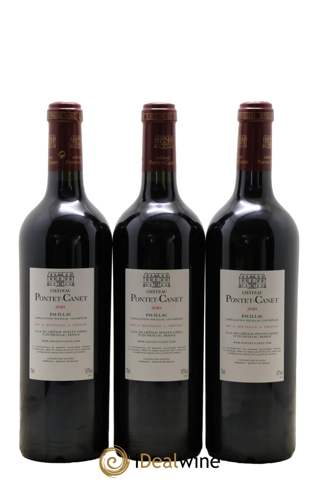 Château Pontet Canet 5ème Grand Cru Classé 2010 - Lot de 12 bouteilles - 4
