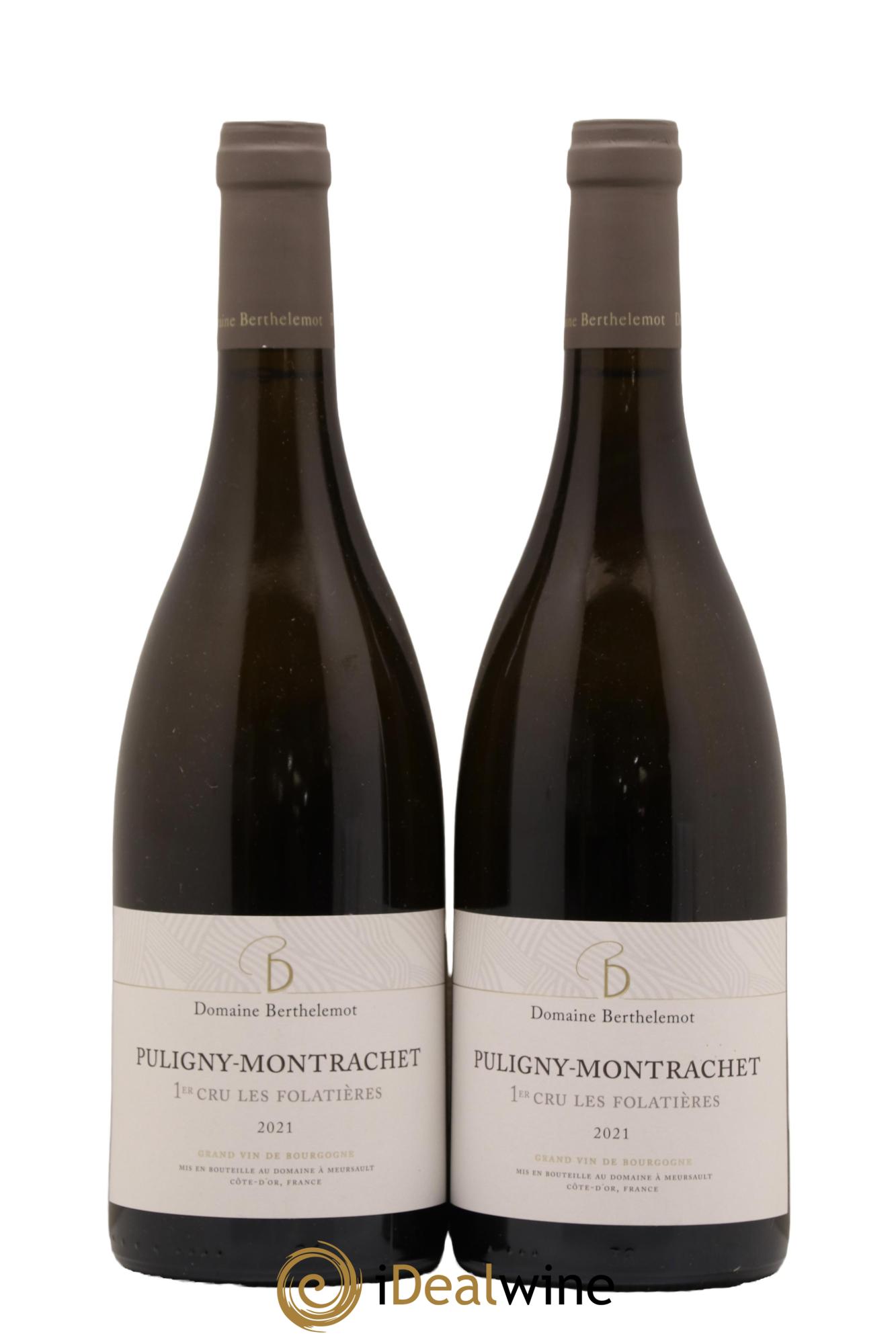 Puligny-Montrachet 1er Cru Les Folatieres Domaine Berthelemot 2021 - Lot de 2 bouteilles - 0