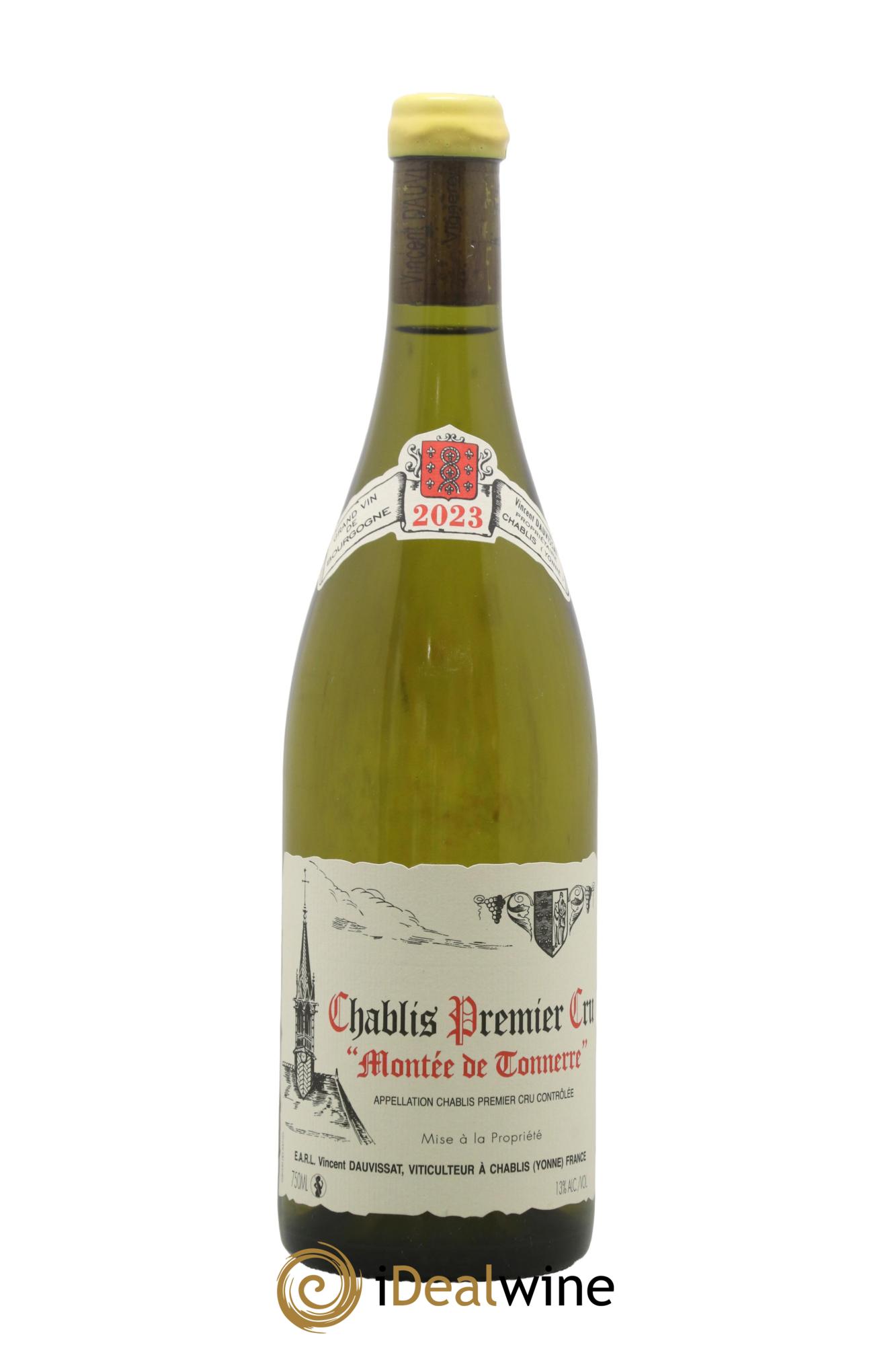 Chablis 1er Cru Montée de Tonnerre Vincent Dauvissat (Domaine) 2023 - Posten von 1 Flasche - 0