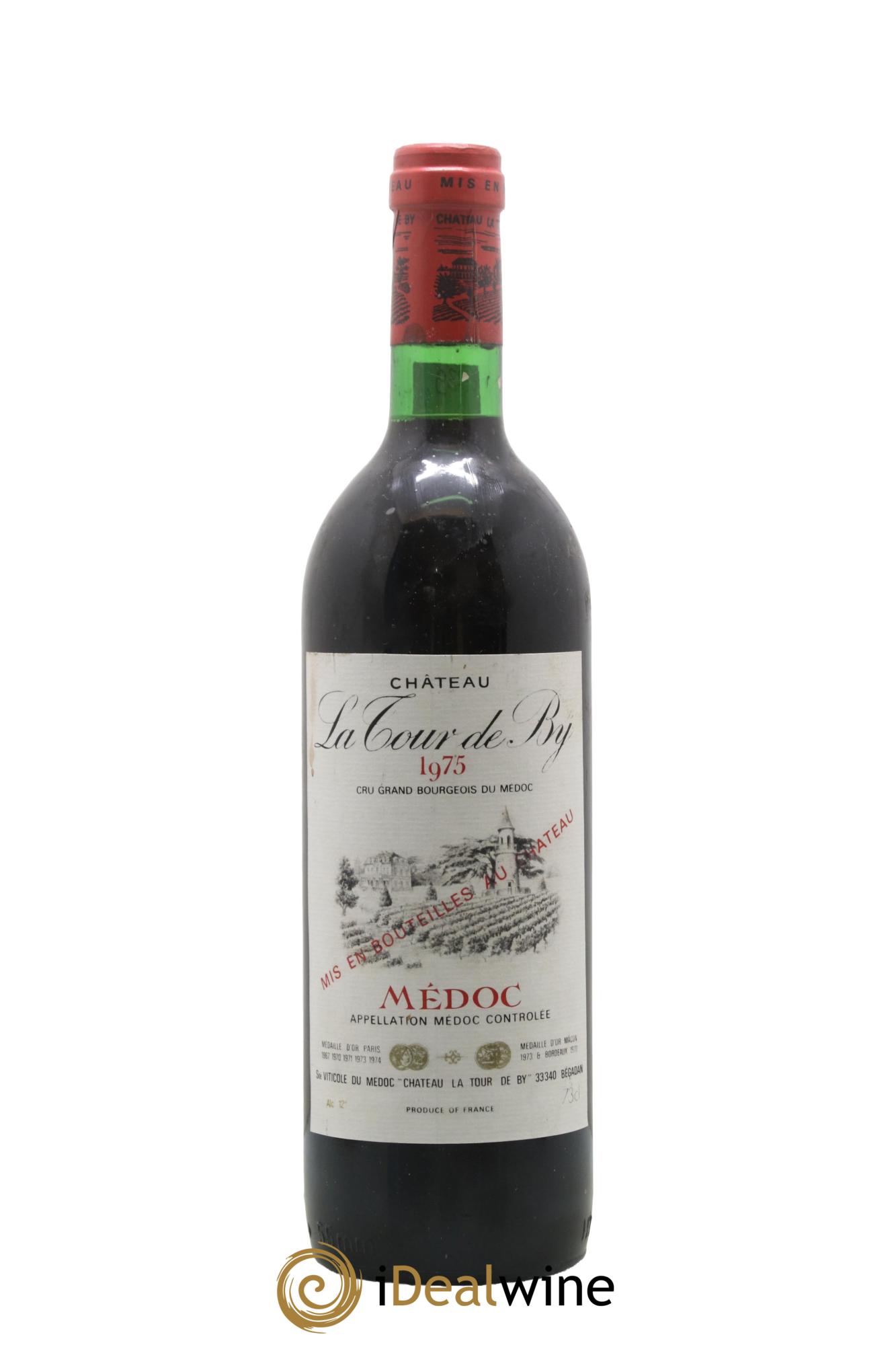 Château La Tour de By Cru Bourgeois 1975 - Posten von 1 Flasche - 0