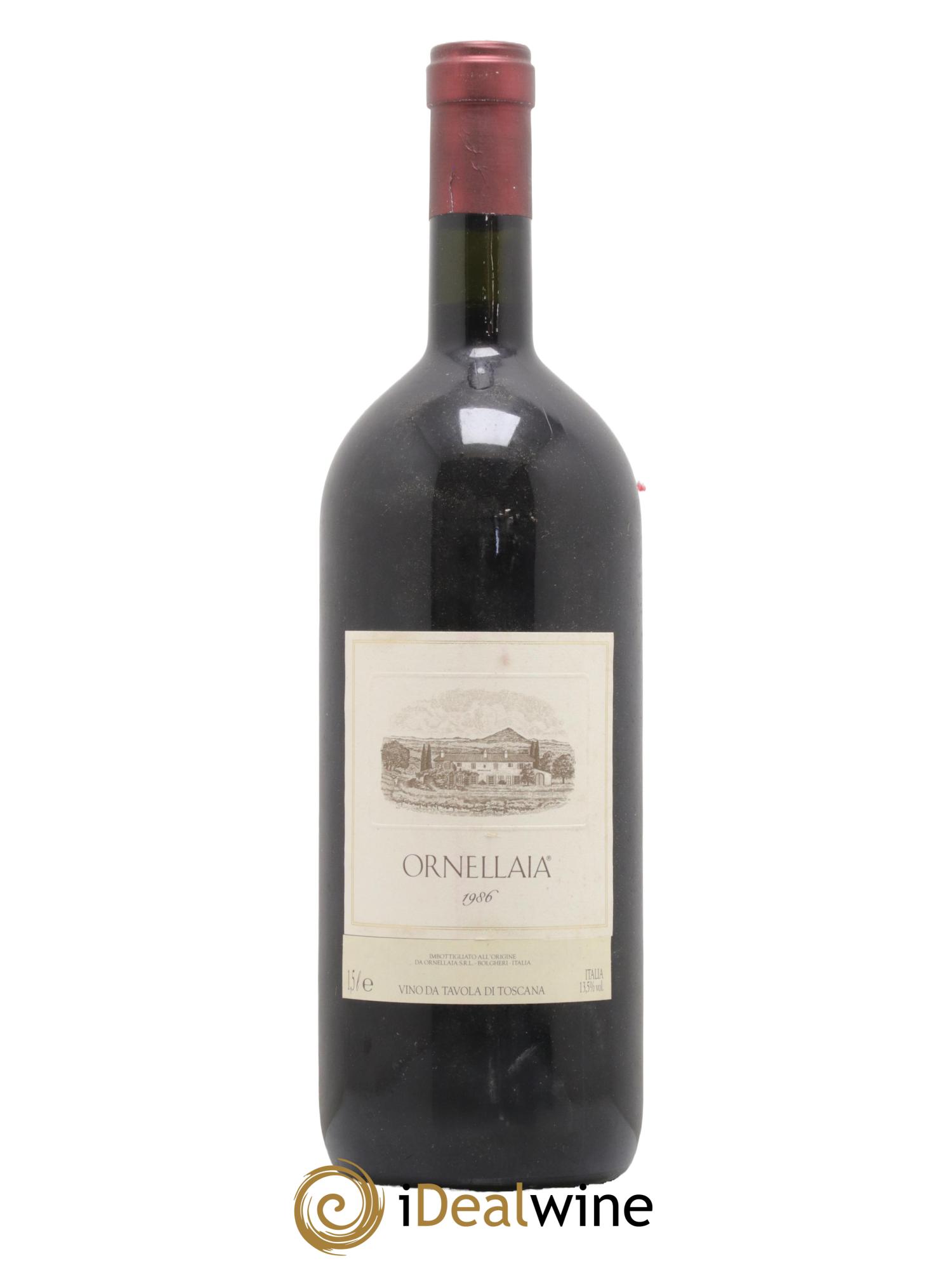Bolgheri DOC Superiore Ornellaia Tenuta Dell'Ornellaia - Frescobaldi 1986 - Posten von 1 Magnum - 0