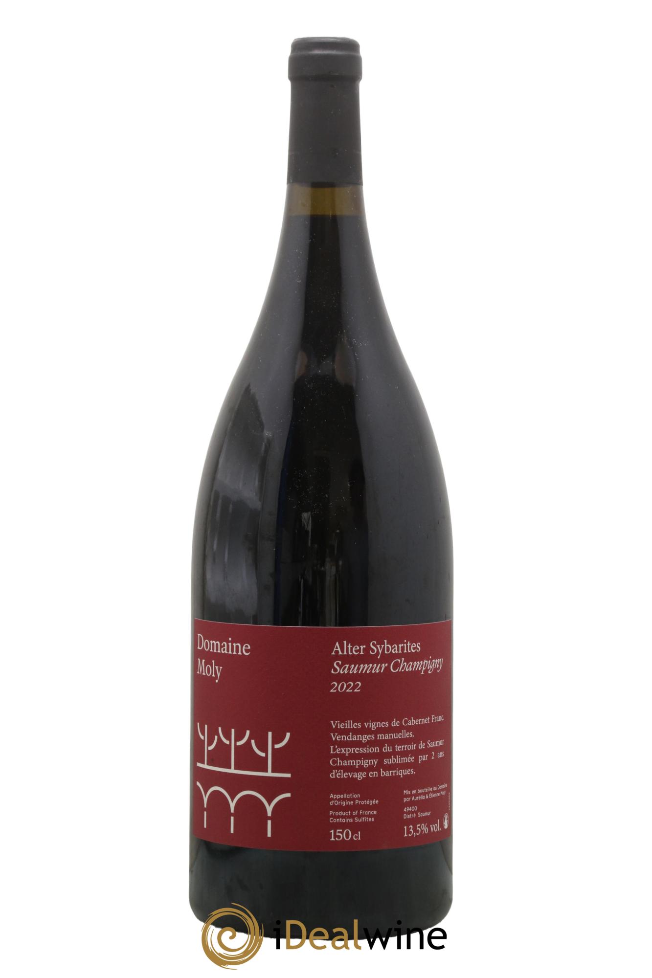 Saumur-Champigny Alter Sybarites Domaine Moly 2022 - Lot de 1 magnum - 0