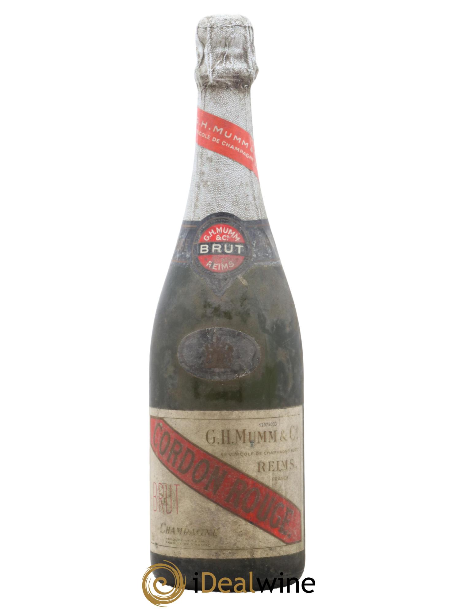 Cordon Rouge Mumm - Lot of 1 bottle - 0