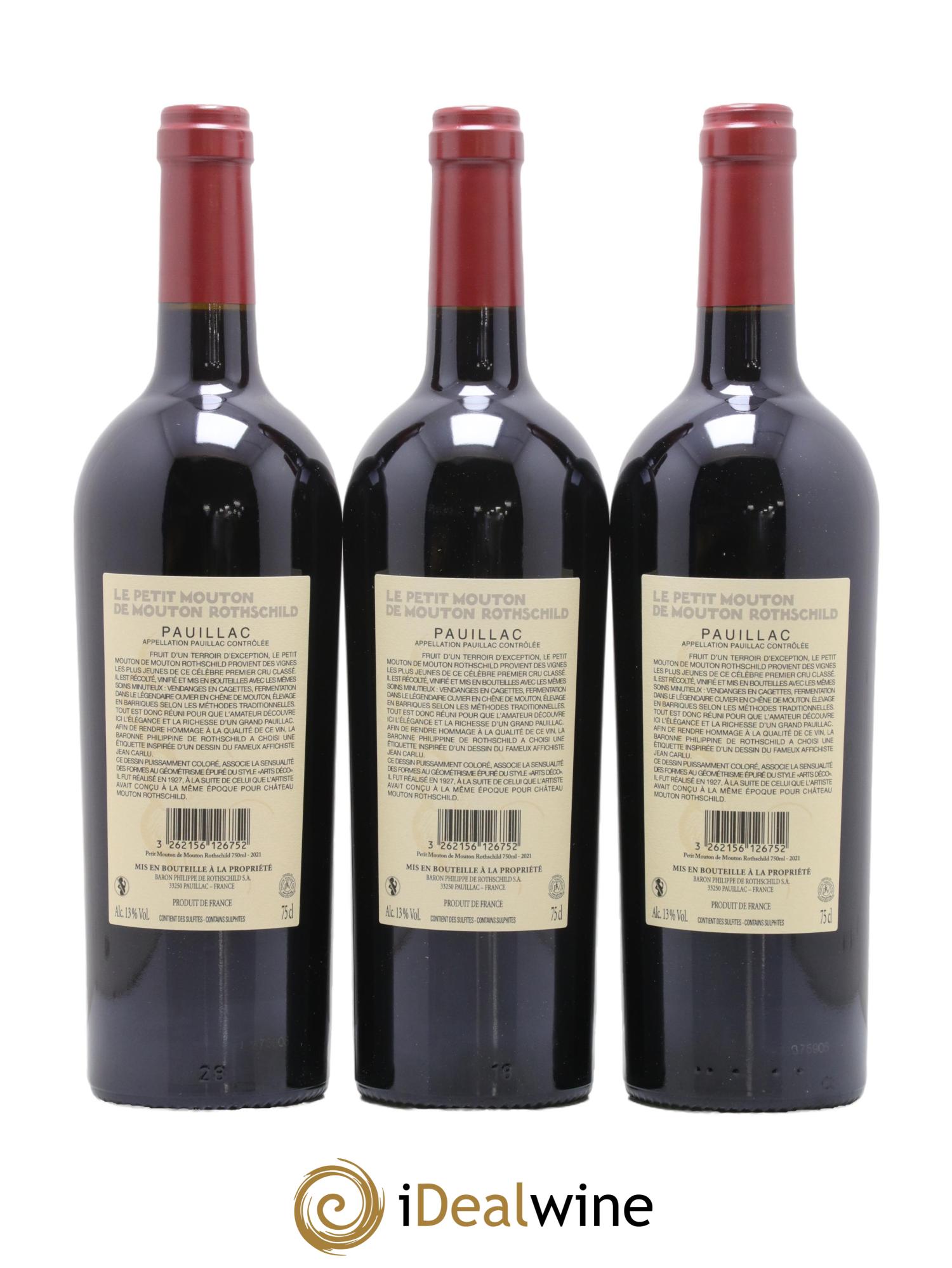 Petit Mouton Second Vin 2021 - Lot de 6 bouteilles - 2