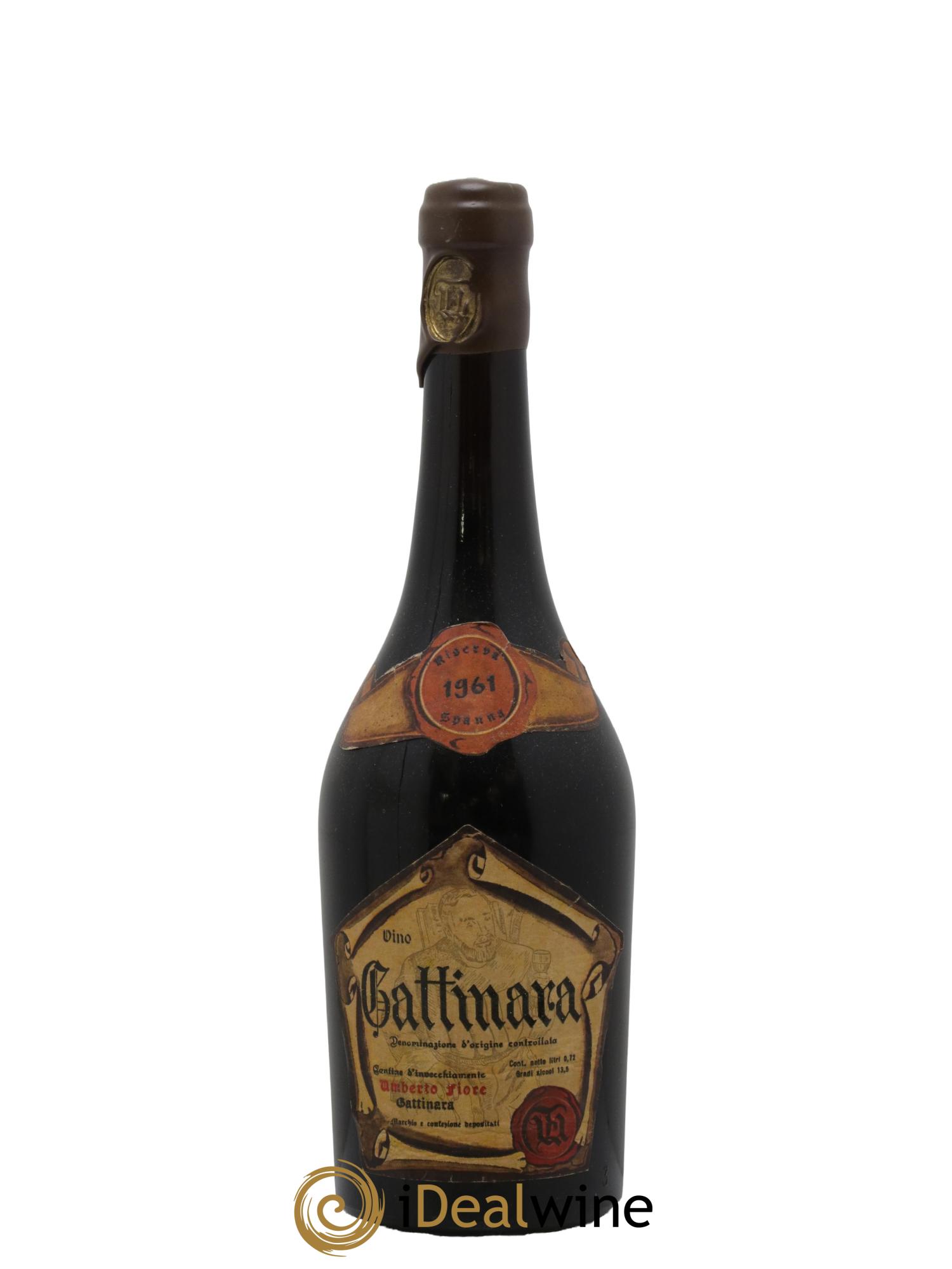 Gattinara DOCG Riserva Spanna Fiore Umberto 1961 - Posten von 1 Flasche - 0
