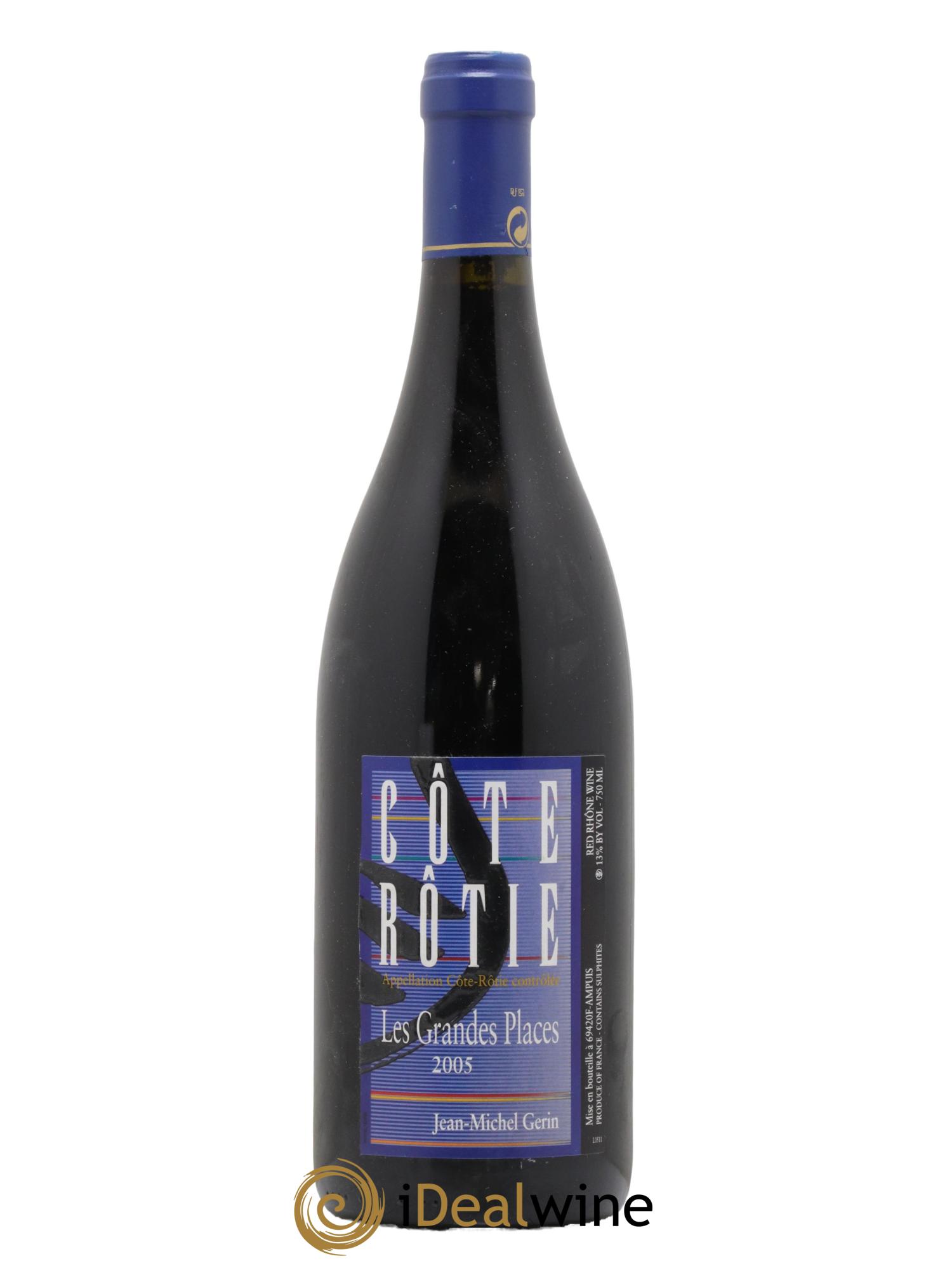 Côte-Rôtie Les Grandes Places Jean-Michel Gerin 2005 - Lot de 1 bouteille - 0