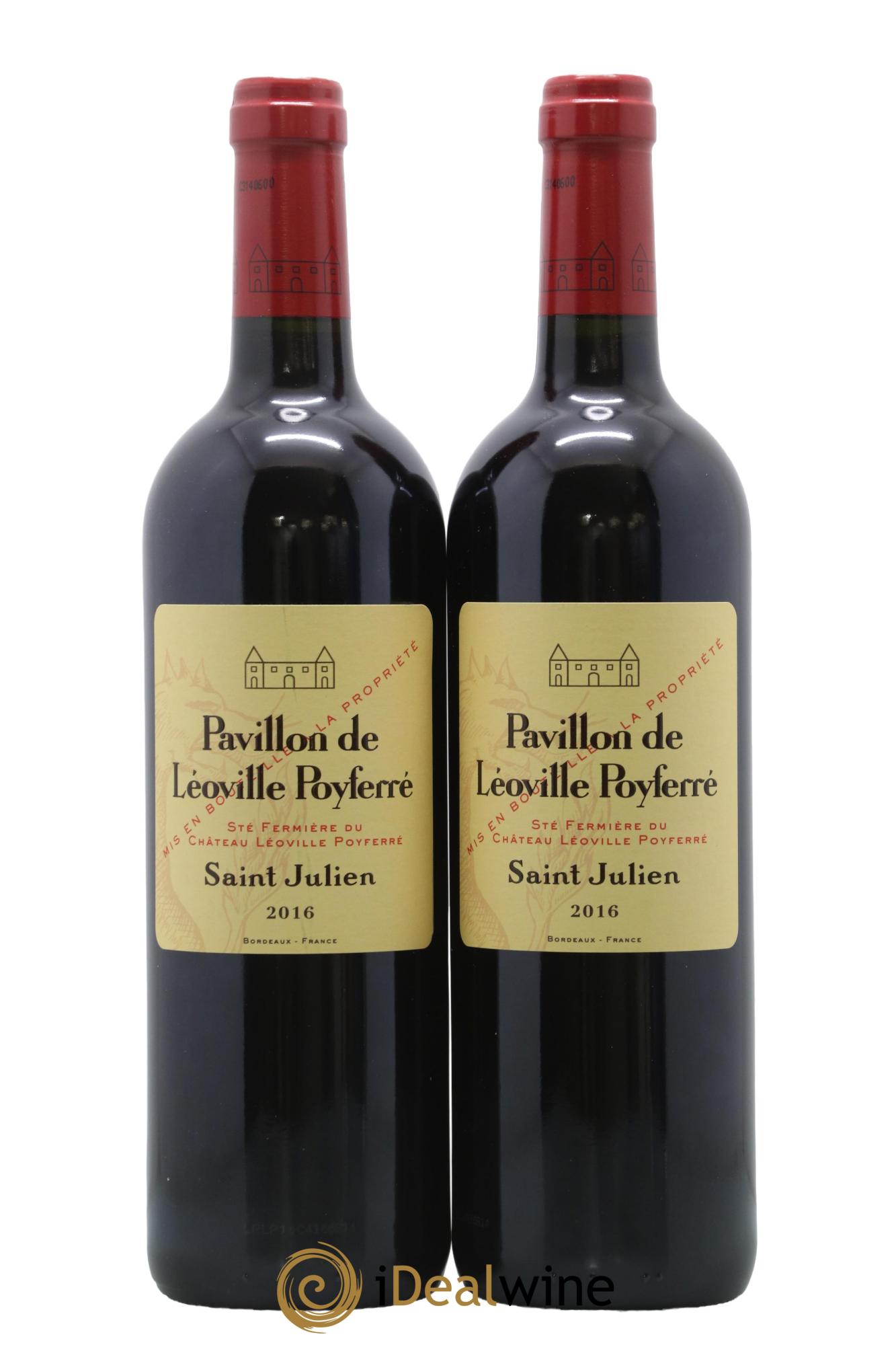 Pavillon de Poyferré Second Vin 2016 - Posten von 2 Flaschen - 0