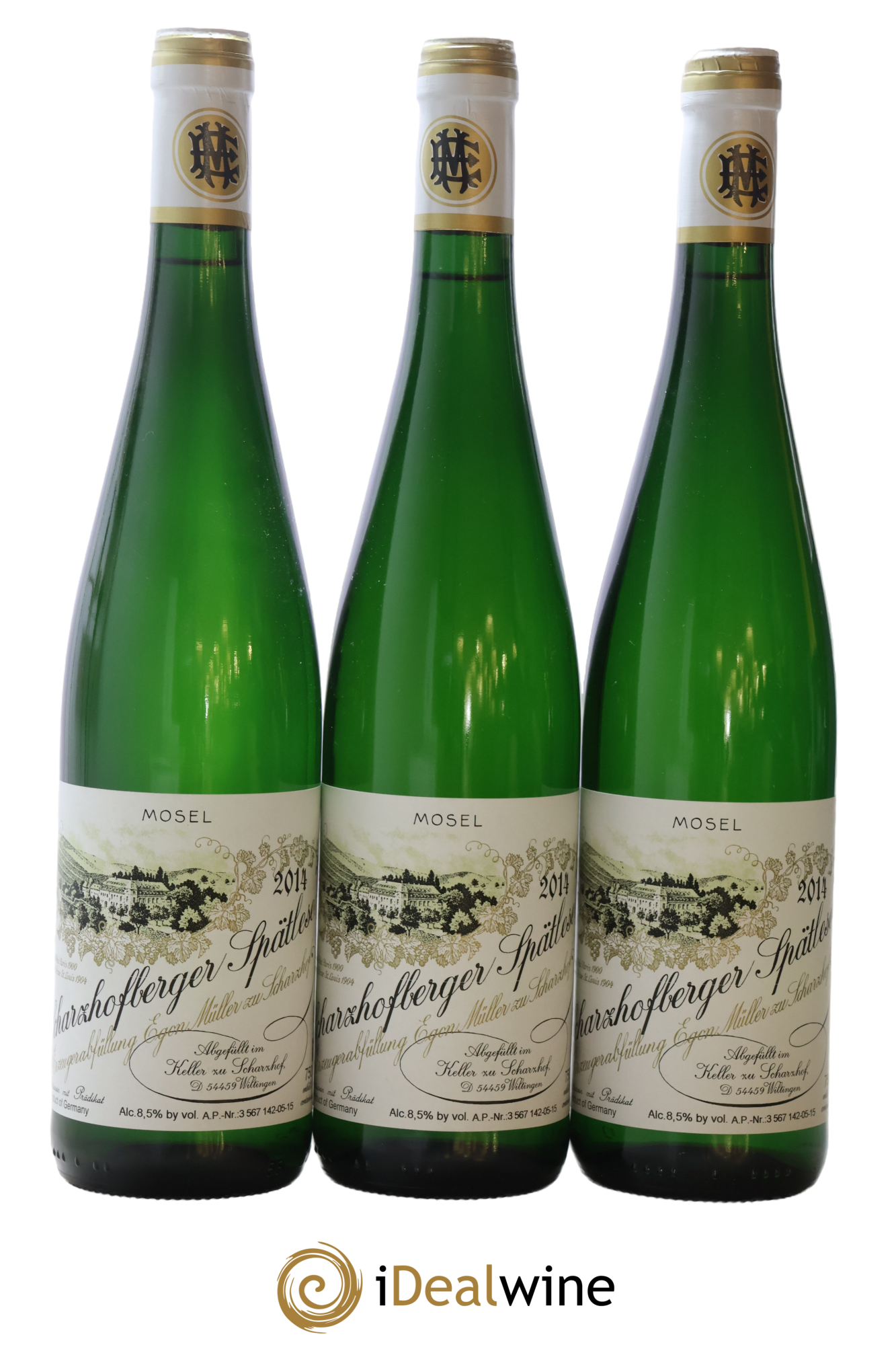 Riesling Scharzhofberger Spatlese Egon Muller 2014 - Posten von 3 Flaschen - 0
