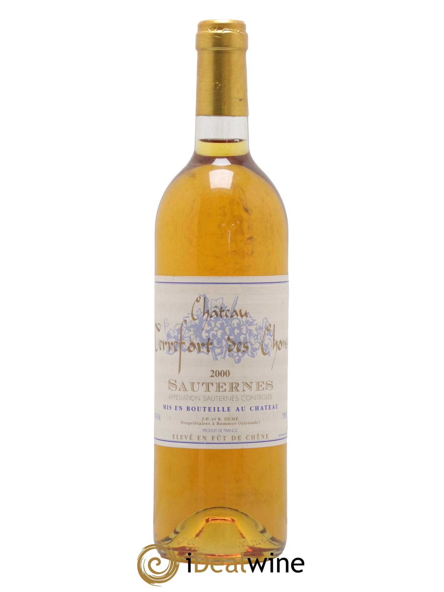 Sauternes Terrefort des Chons 2000 - Lot de 1 bouteille - 0