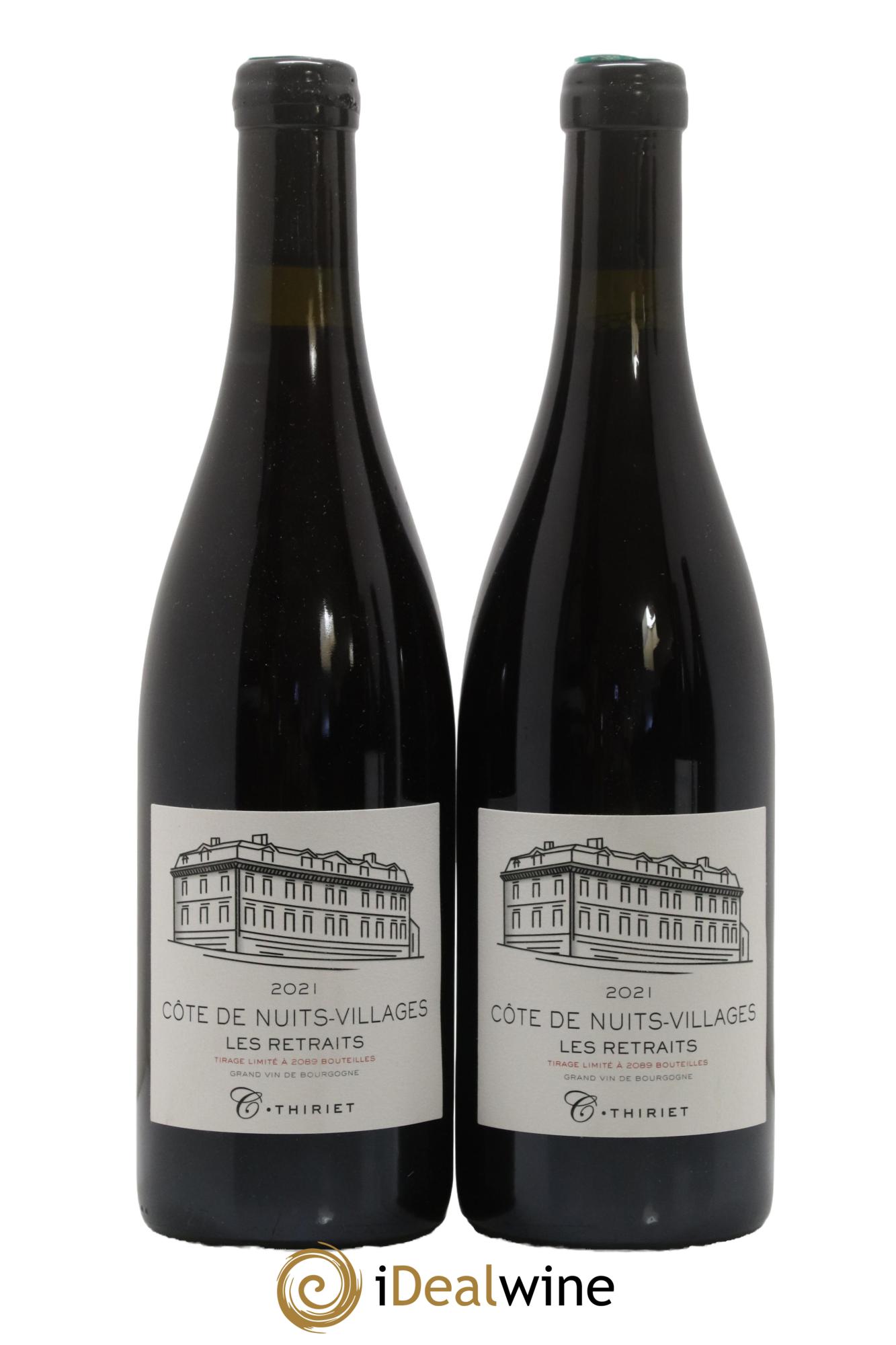 Côte de Nuits-Villages Les Retraits Maison Thiriet 2021 - Lot de 2 bouteilles - 0