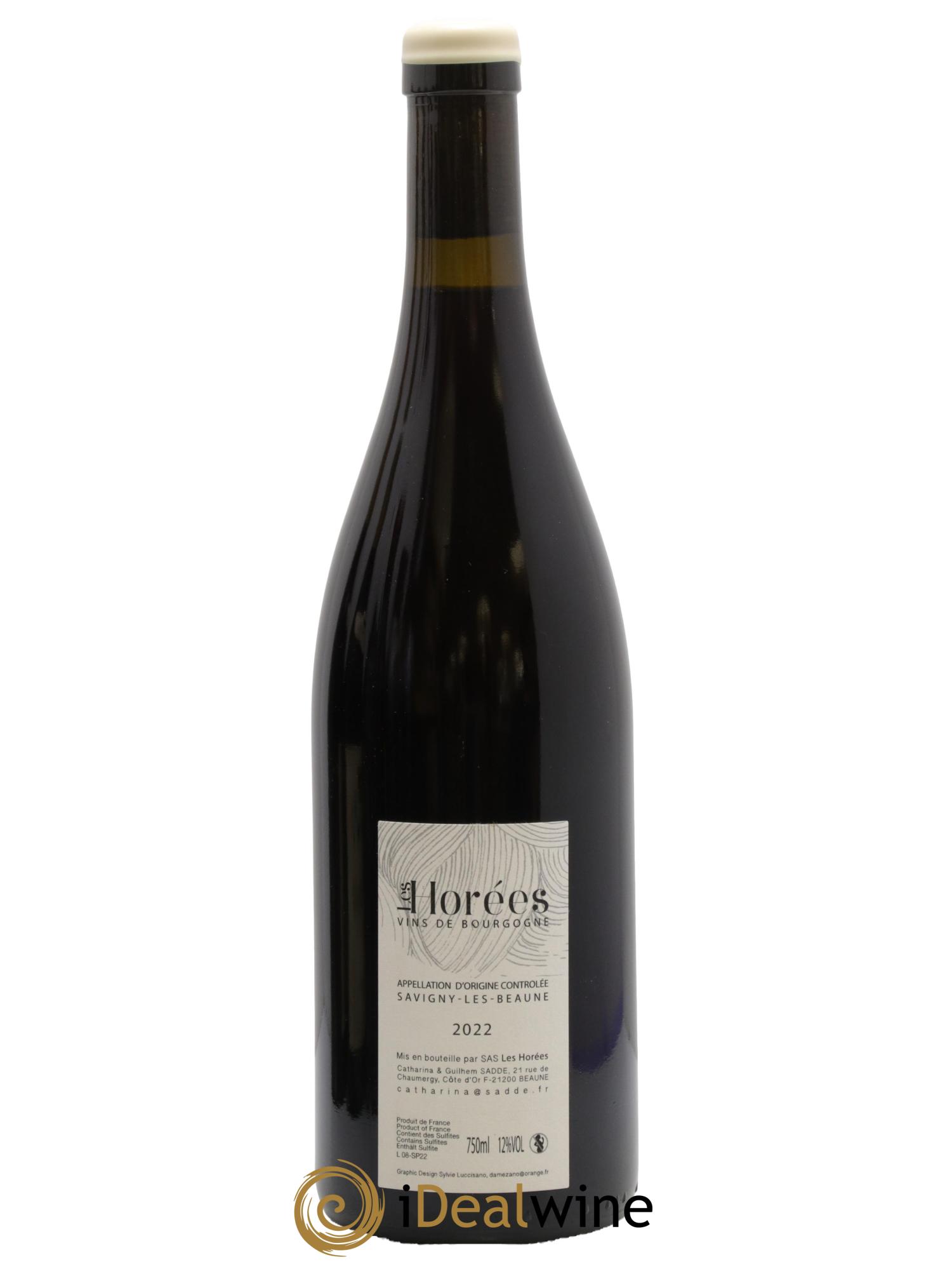 Savigny-lès-Beaune Les Plaisirs et les jours Les Horées 2022 - Lot of 1 bottle - 1