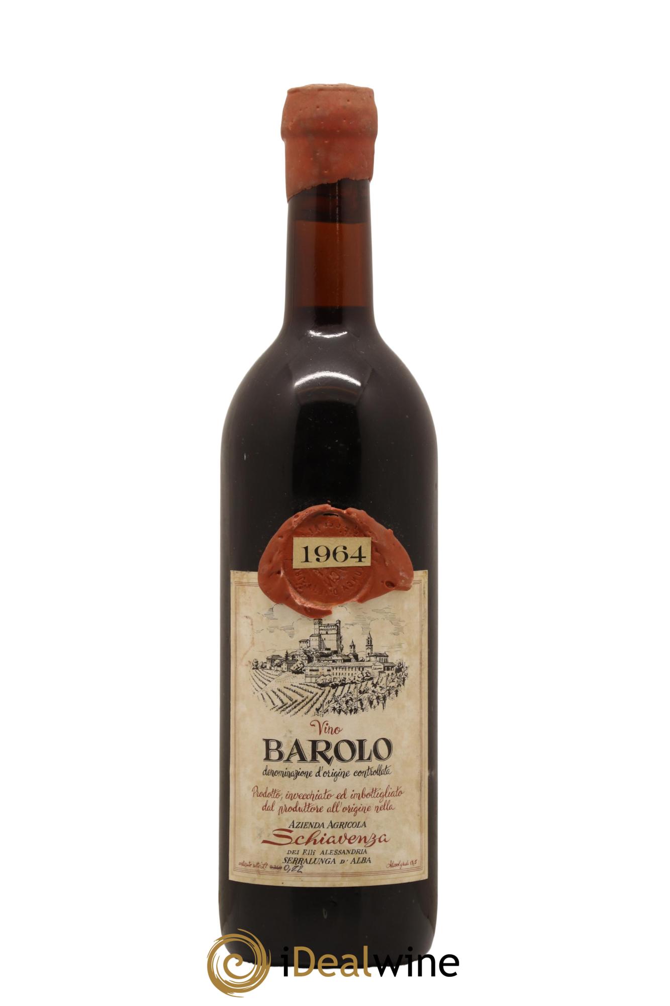Barolo Schiavenza 1964 - Lot de 1 bouteille - 0