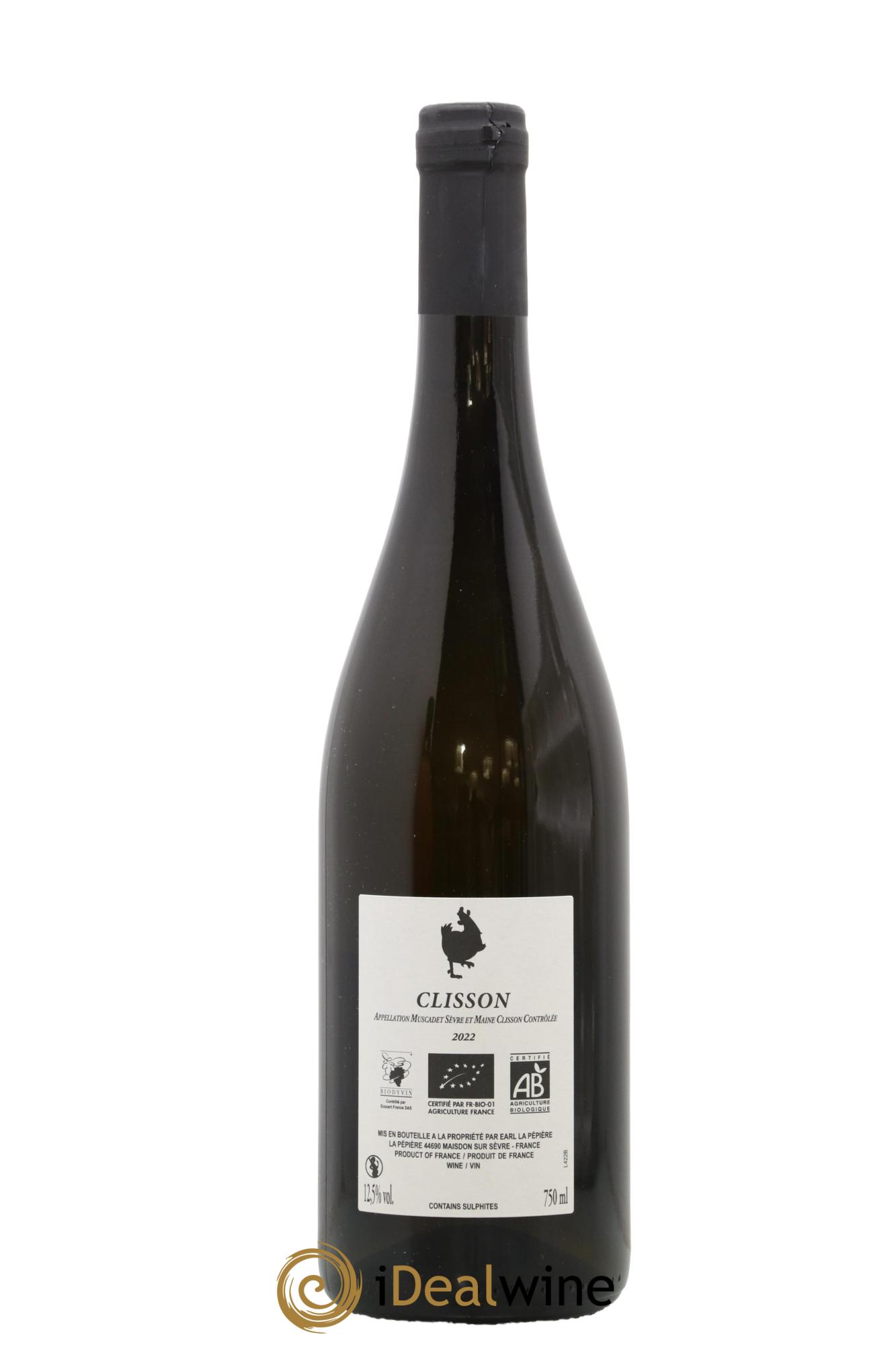 Muscadet-Sèvre-et-Maine Clisson Domaine de la Pépière 2022 - Lotto di 1 bottiglia - 1