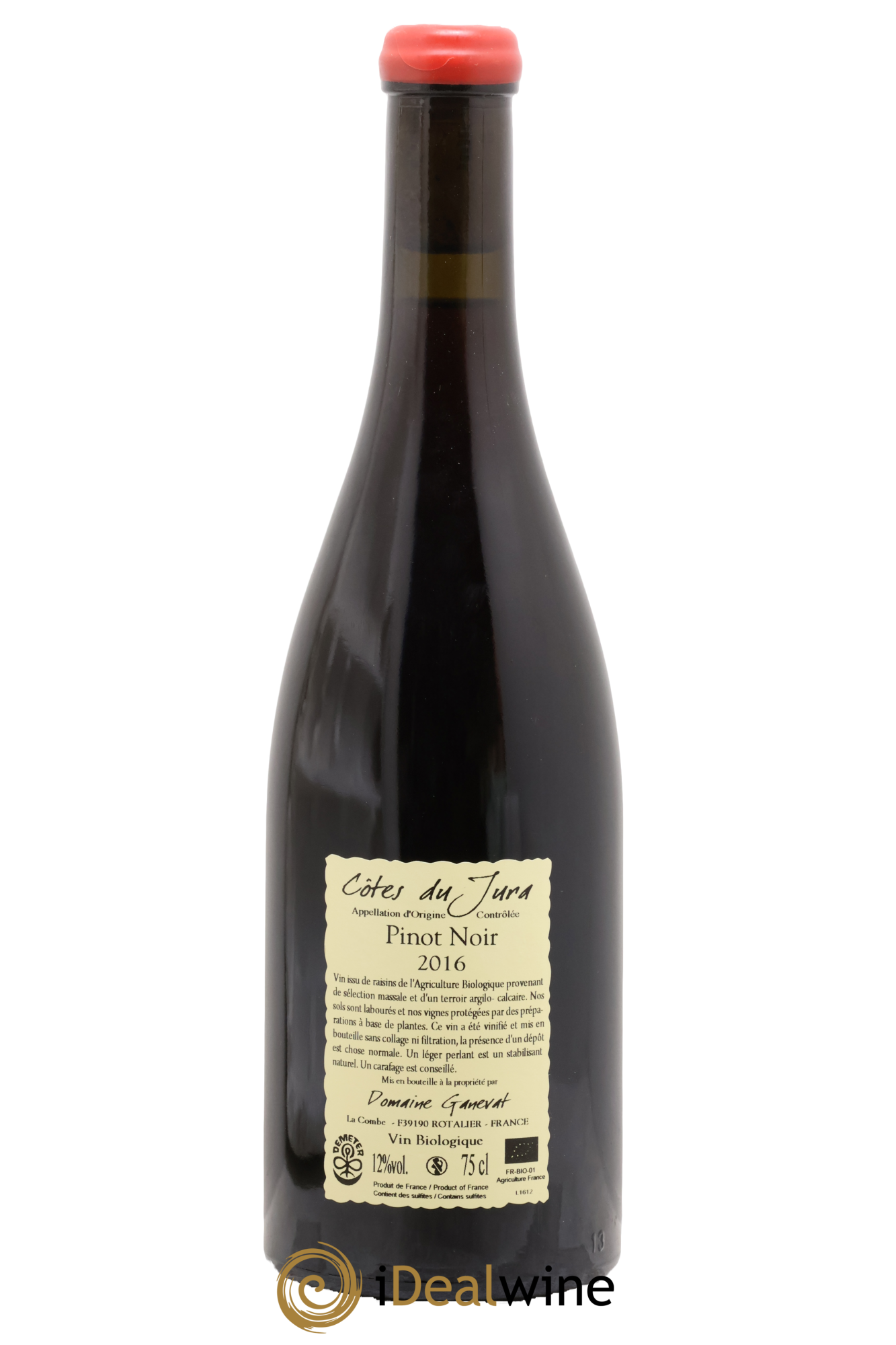 Côtes du Jura Cuvée Julien Jean-François Ganevat (Domaine) 2016 - Lot of 1 bottle - 1