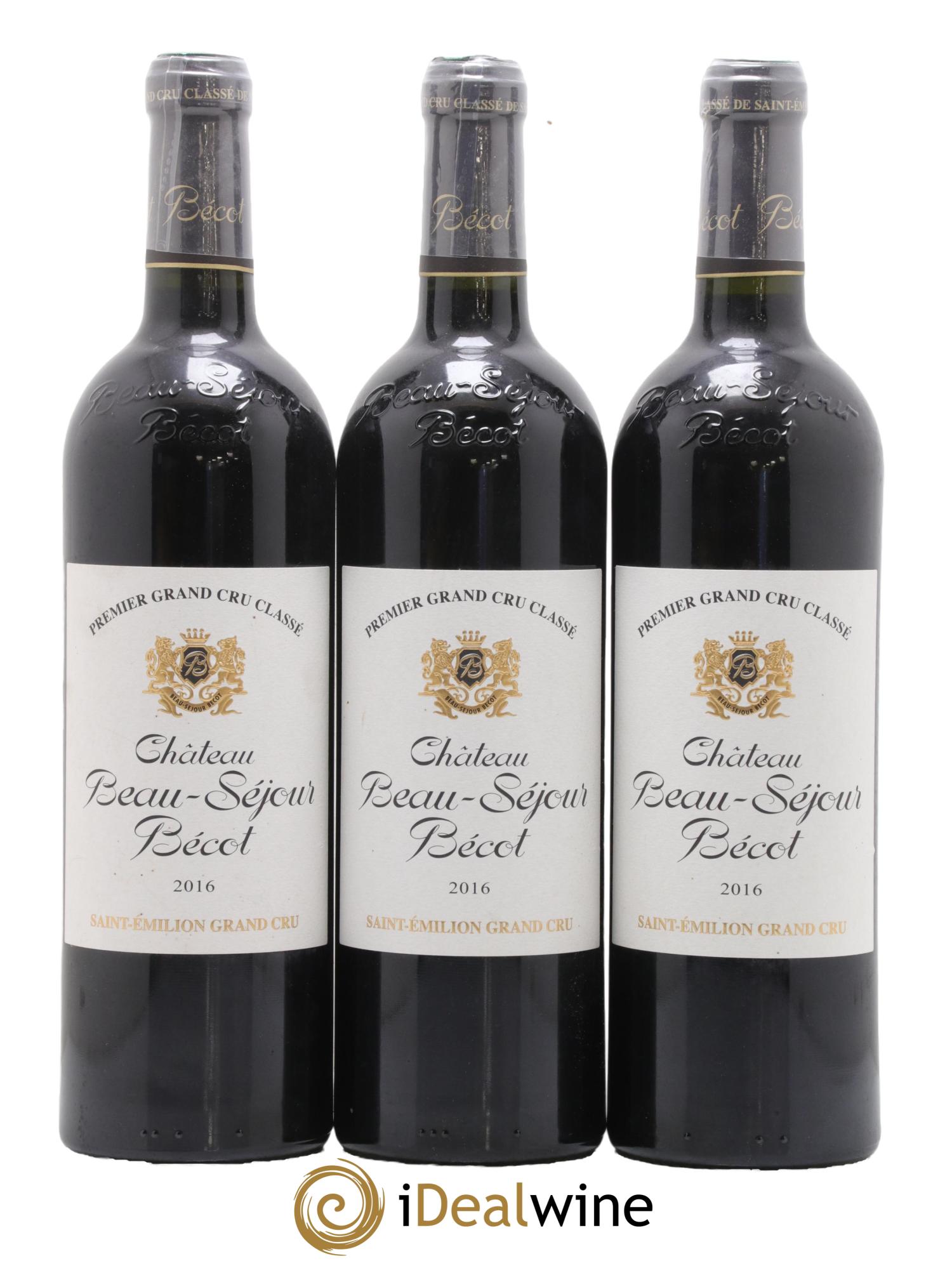 Château Beau-Séjour Bécot 1er Grand Cru Classé B 2016 - Lot de 12 bouteilles - 2