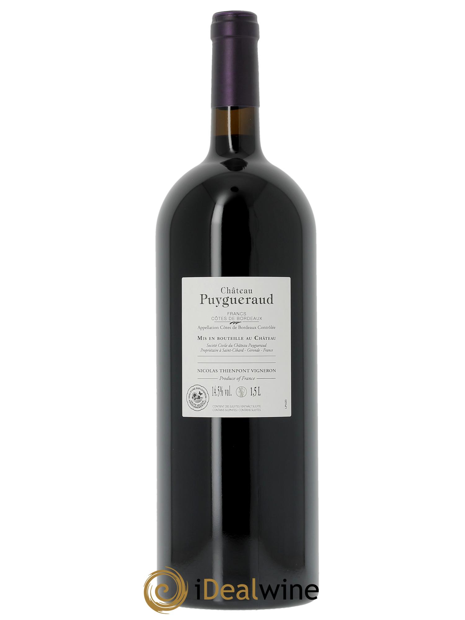 Château Puygueraud  2023 - Posten von 1 Magnum - 1