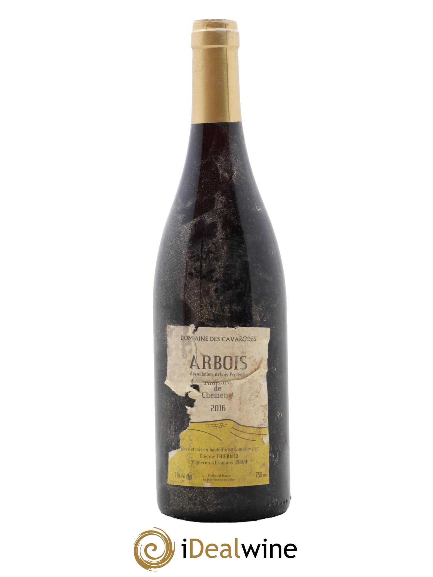 Arbois Poulsard de Chemenot Cavarodes (Domaine des) - Etienne Thiébaud 2016 - Lot de 1 bouteille - 0