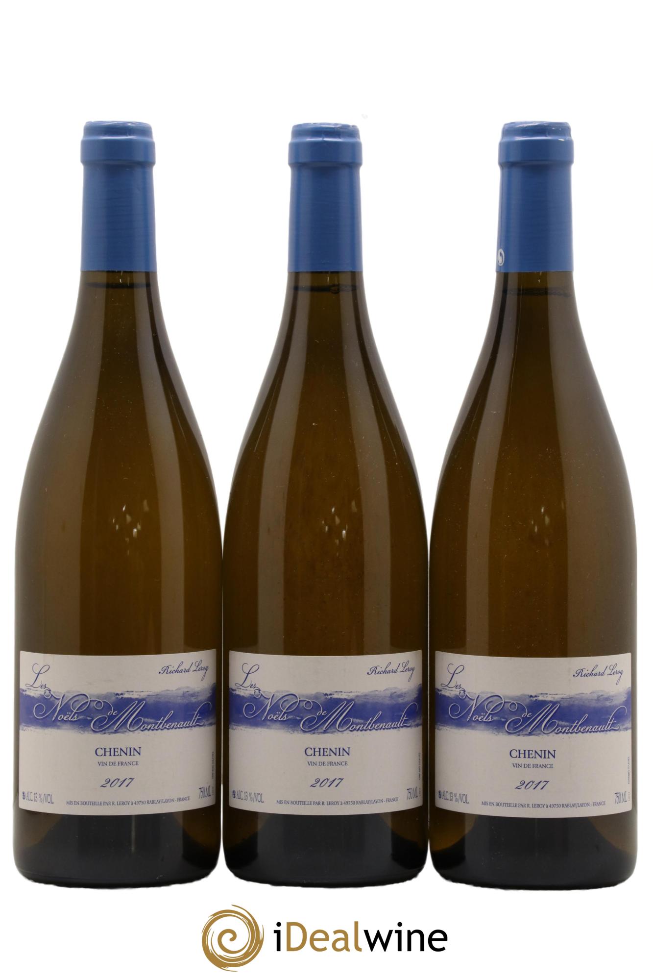 Vin de France Les Noëls de Montbenault Richard Leroy 2017 - Lot de 3 bouteilles - 0