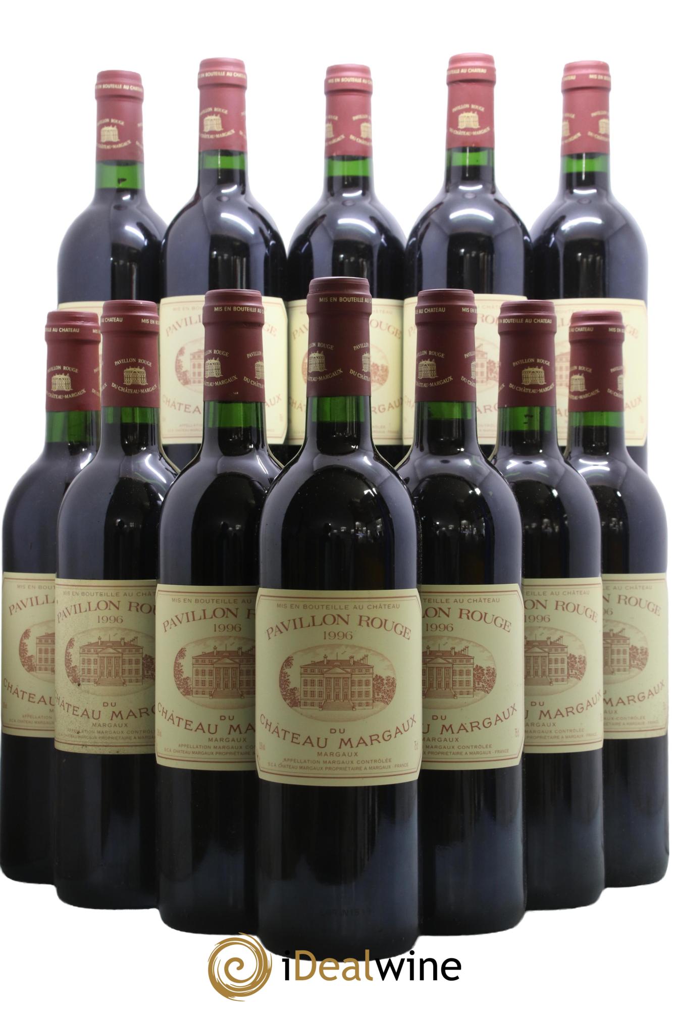 Pavillon Rouge du Château Margaux Second Vin 1996 - Lot de 12 bouteilles - 0