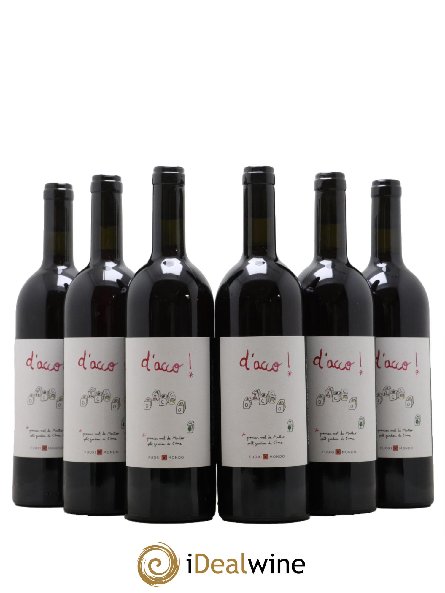 Toscana IGT D'Acco Fuori Mondo 2022 - Lotto di 6 bottiglie - 0