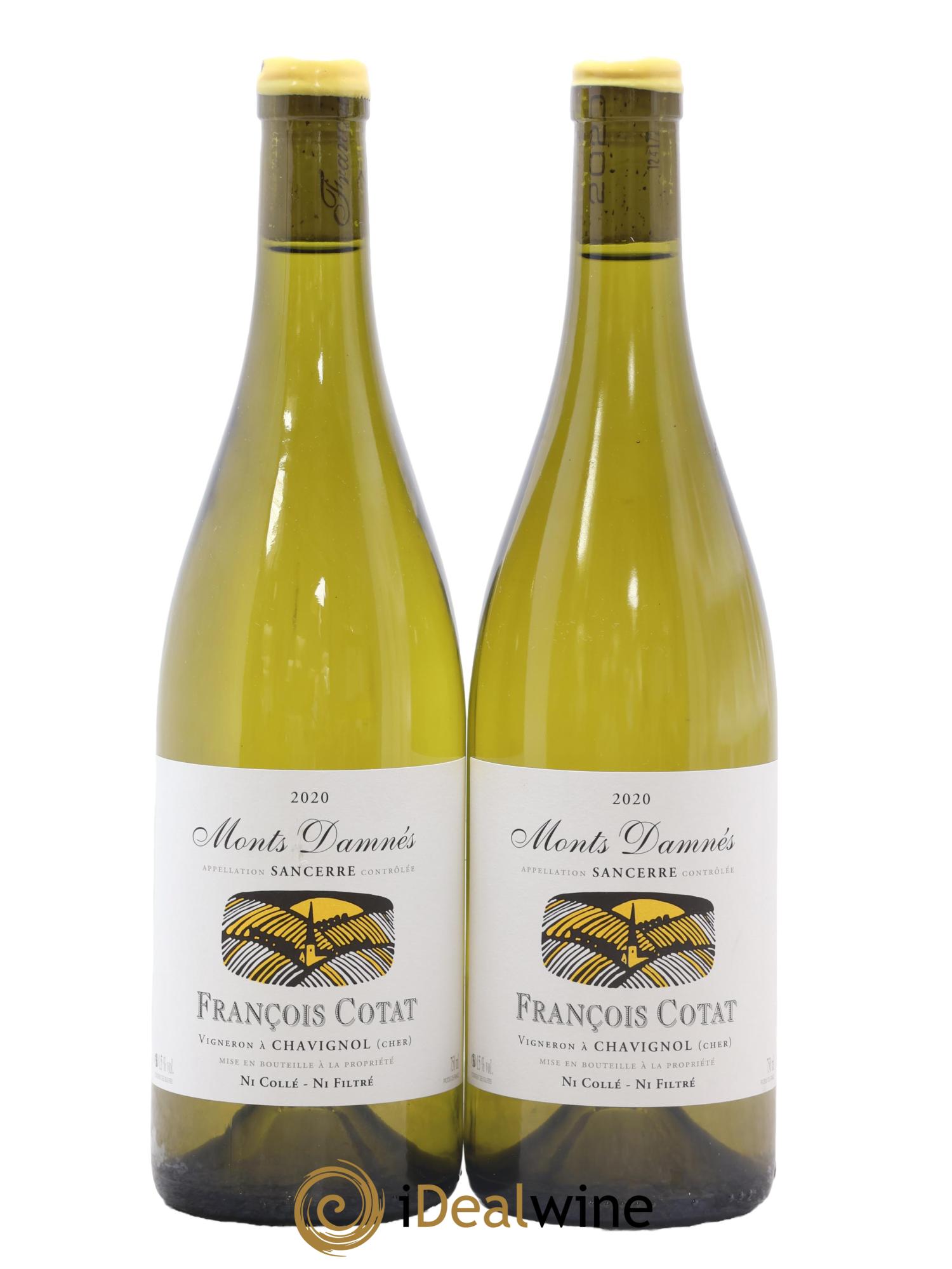 Sancerre Les Monts Damnés François Cotat 2020 - Lot de 2 bouteilles - 0