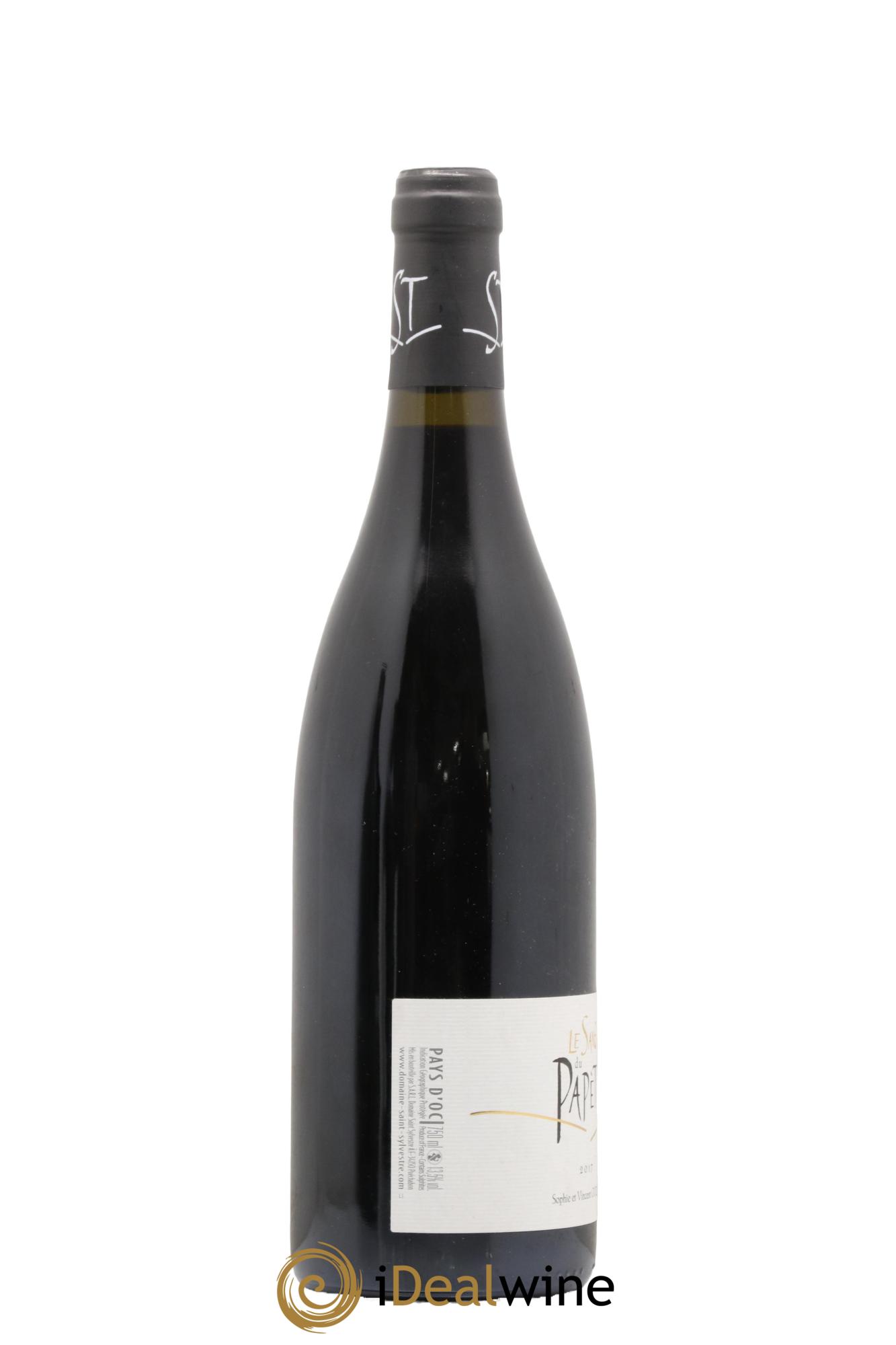 Pays d'Oc Sang Du Papète Domaine St Sylvestre 2017 - Lot de 1 bouteille - 1