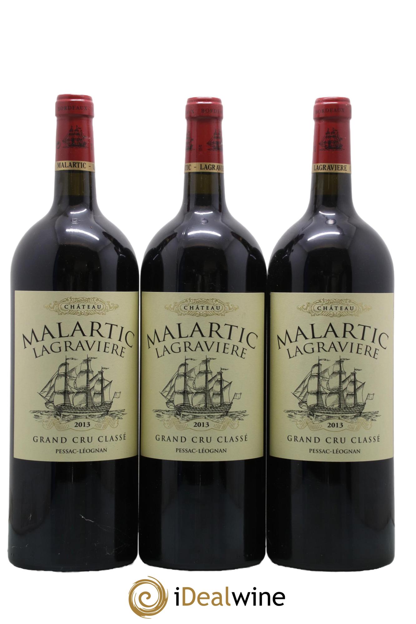 Château Malartic-Lagravière Cru Classé de Graves 2013 - Lot de 6 magnums - 2