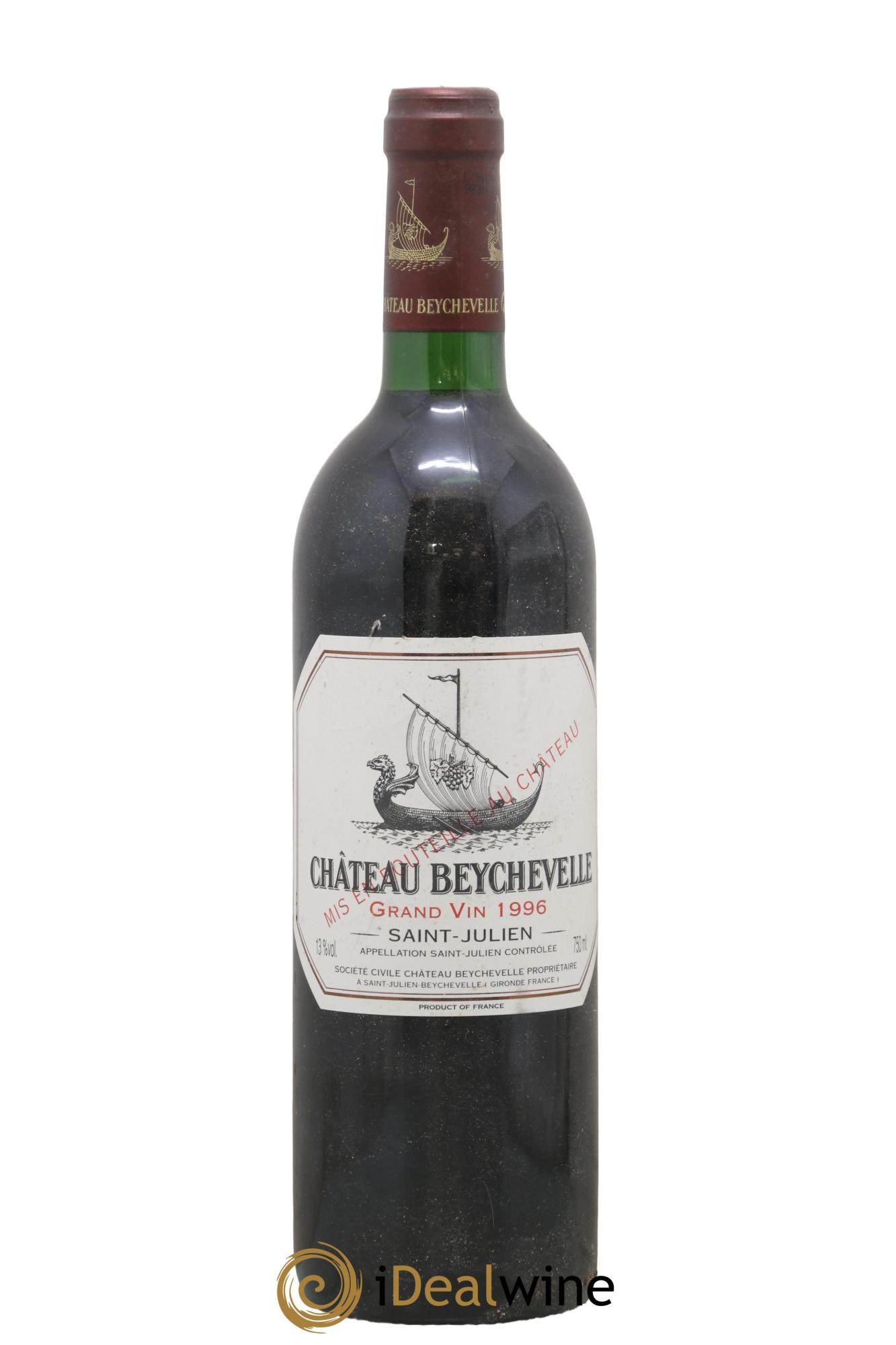 Château Beychevelle 4ème Grand Cru Classé 1996 - Lot de 1 bouteille - 0