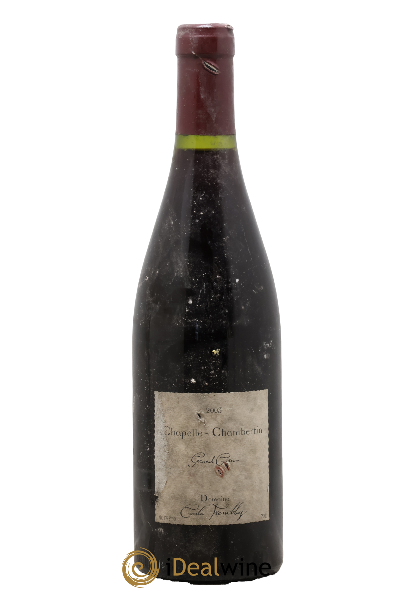 Chapelle-Chambertin Grand Cru Cécile Tremblay 2003 - Lot de 1 bouteille - 0