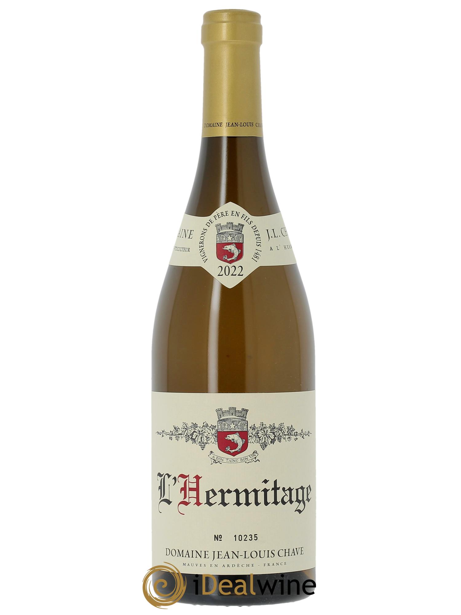 Hermitage Jean-Louis Chave (Cassetta in legno a partire da 6 bt) 2022 - Lotto di 1 bottiglia - 0