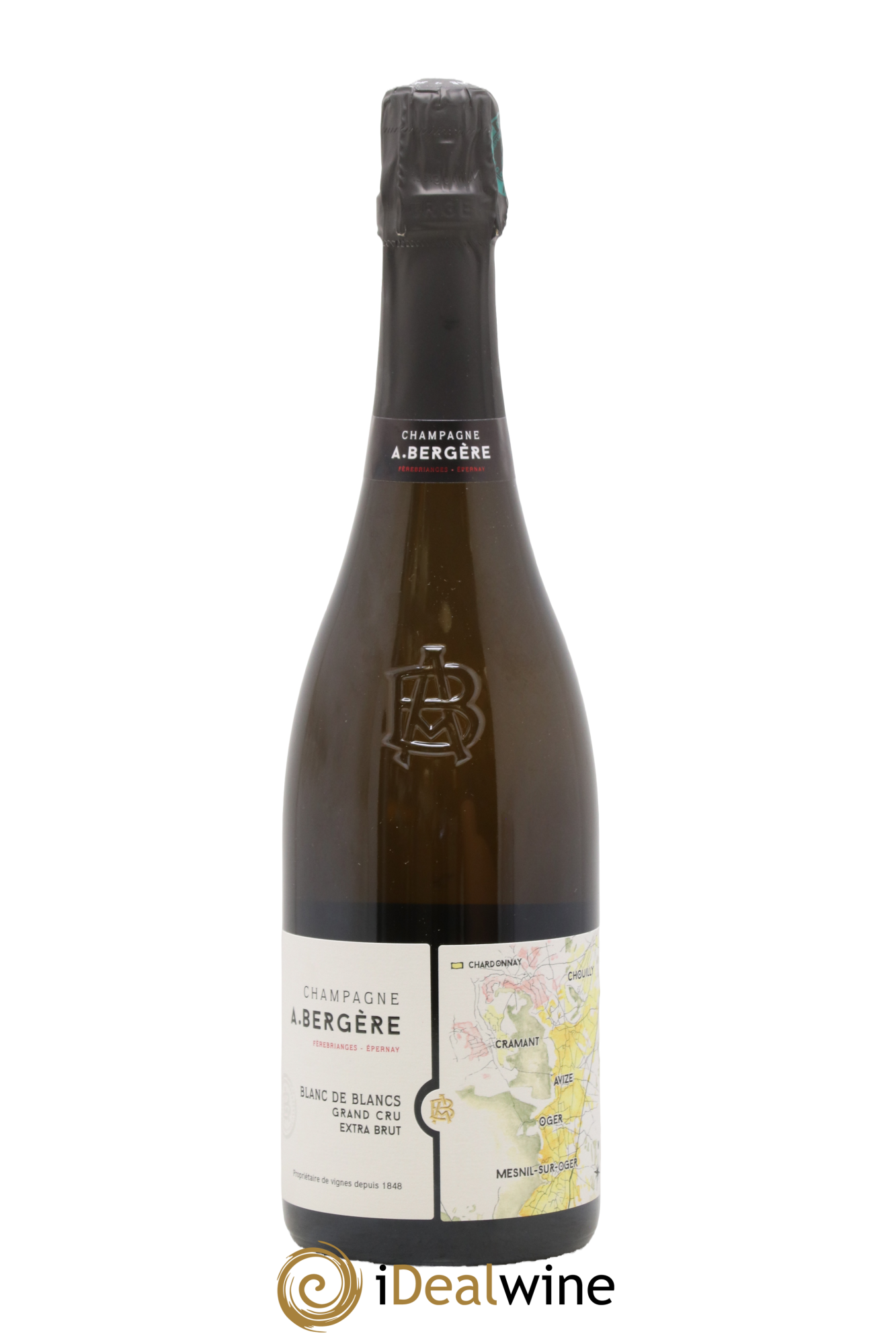 Blanc de Blancs Extra Brut A.Bergère - Lotto di 1 bottiglia - 0