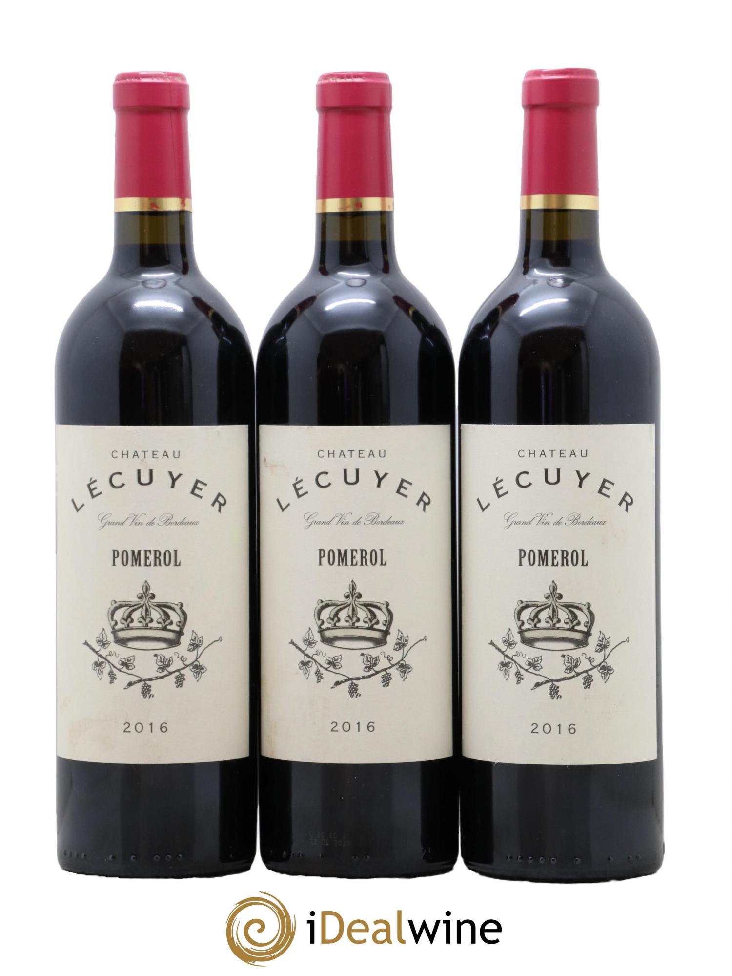 Pomerol Château Lécuyer 2016 - Lot de 3 bouteilles - 0