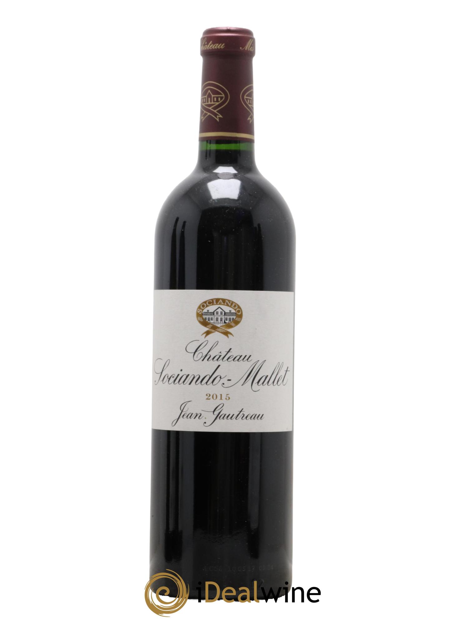 Château Sociando Mallet 2015 - Lot de 1 bouteille - 0