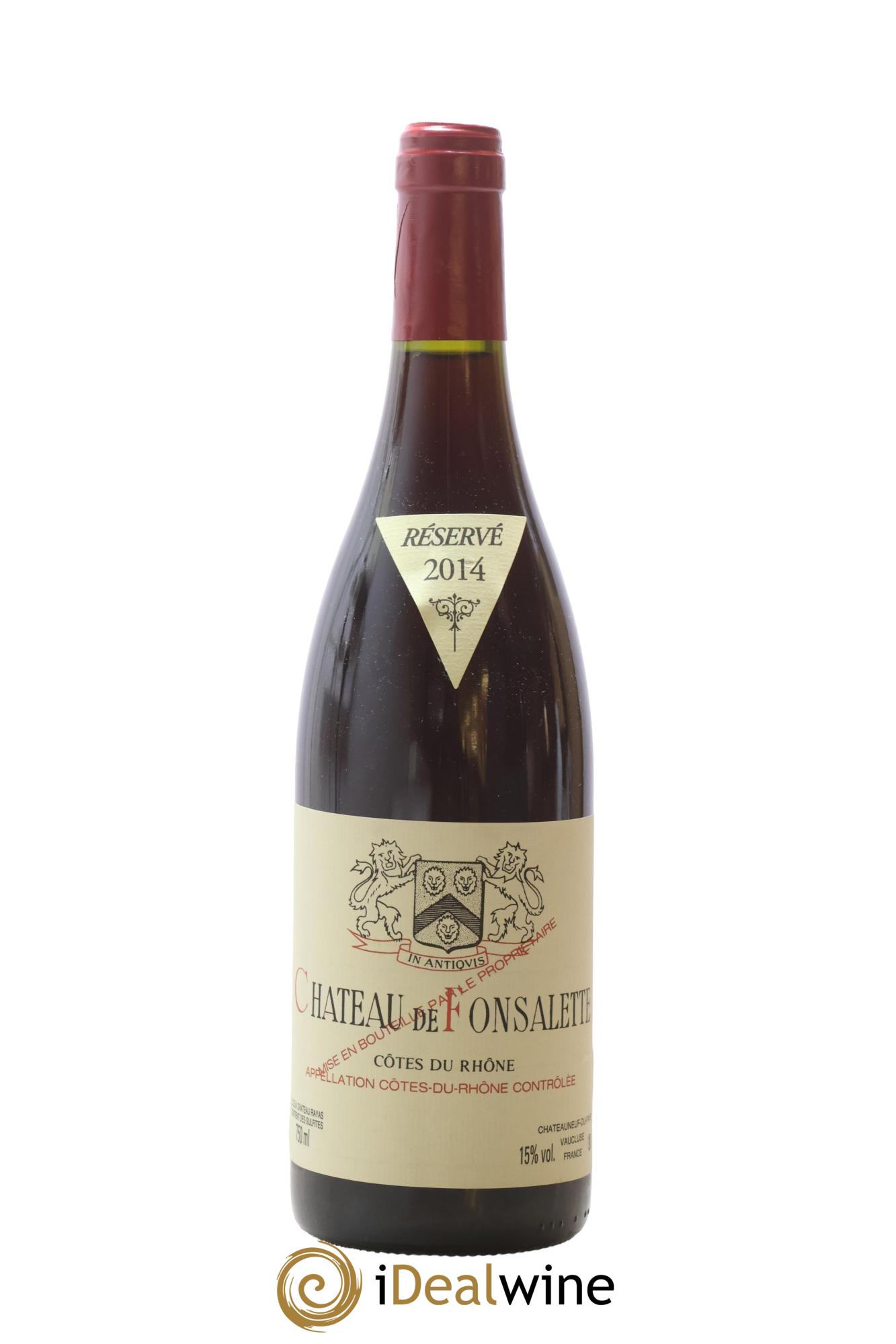 Côtes-du-Rhône Château de Fonsalette Emmanuel Reynaud 2014 - Posten von 1 Flasche - 0