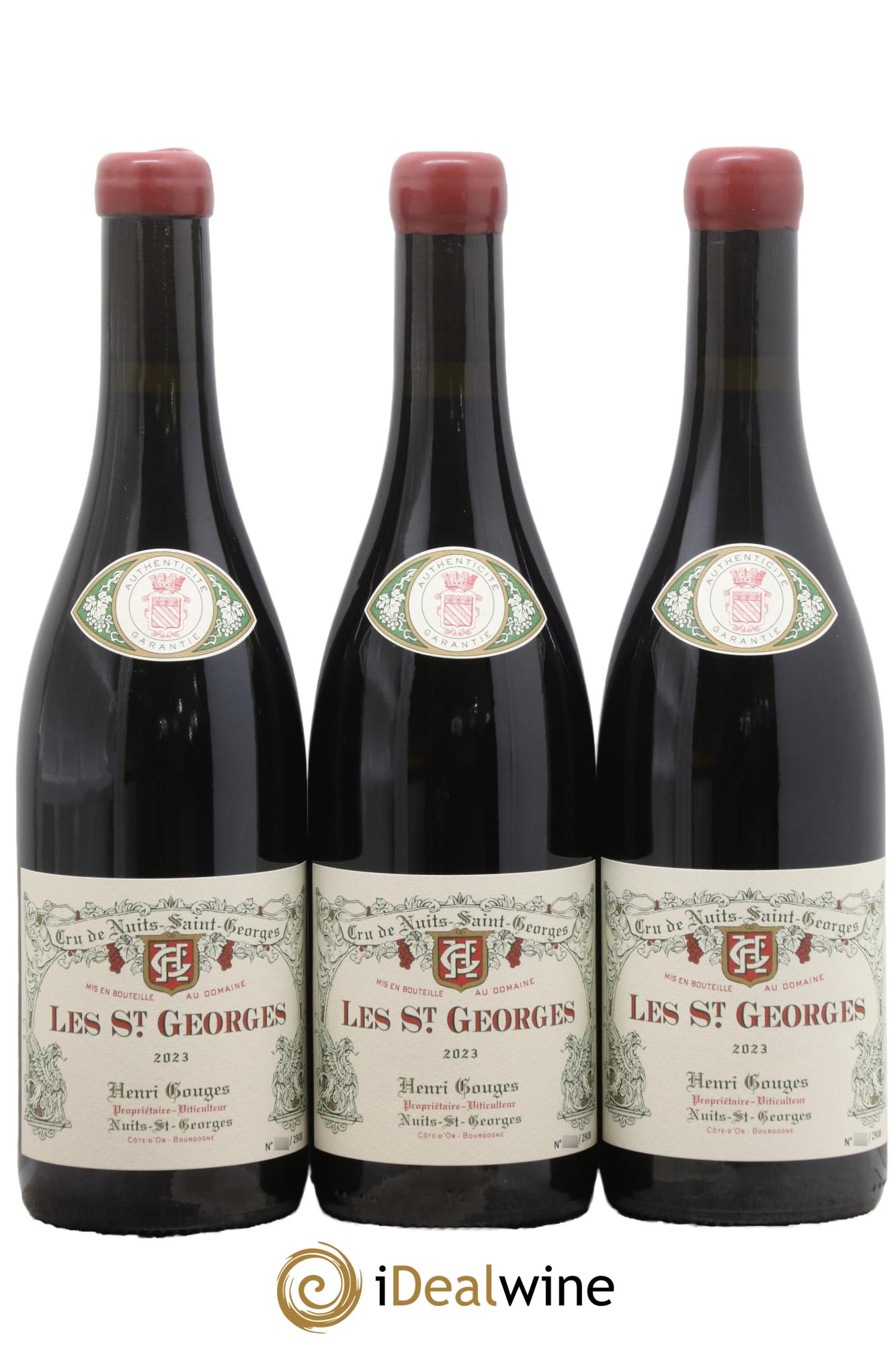 Nuits-Saint-Georges 1er Cru Les Saints Georges Henri Gouges 2023 - Lot de 3 bouteilles - 0