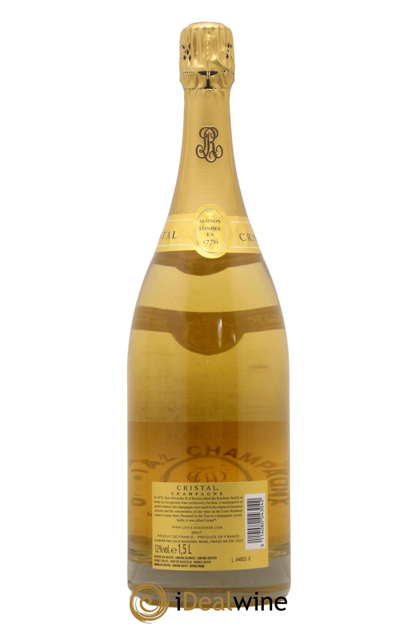 Cristal Louis Roederer 2009 - Lot of 1 magnum - 1